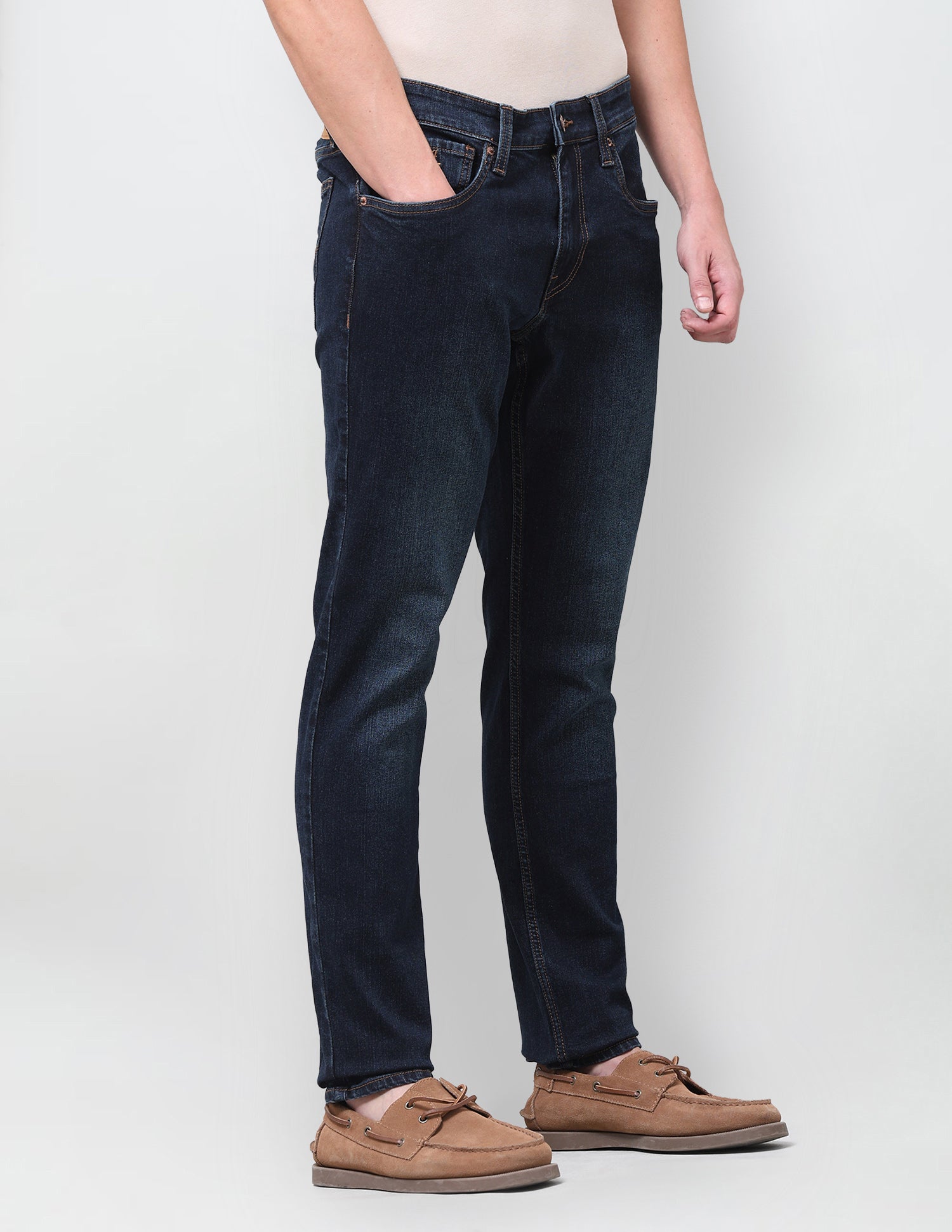 Brandon Slim-Tapered Fit Blue Jeans Dark Indigo - U.S. Polo Assn. India | Large