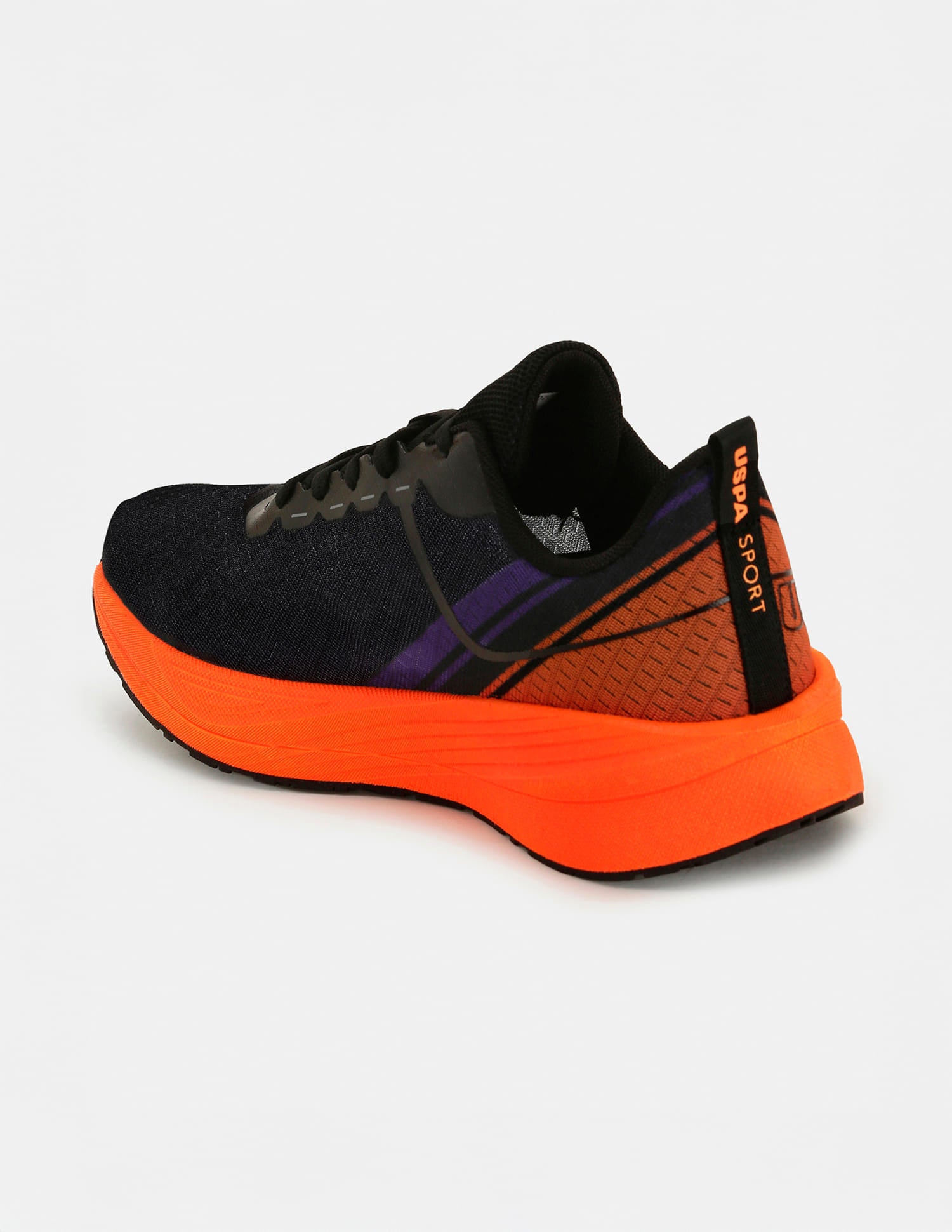 Men Erwin USPA Sport Runpro Running Shoes Black - U.S. Polo Assn. India | Large