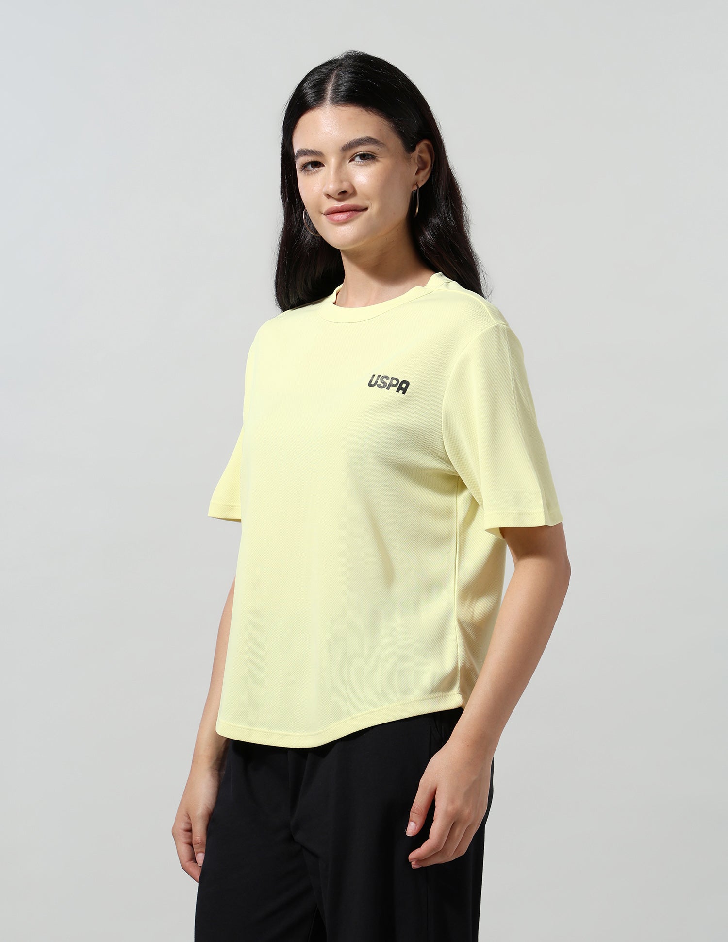Solid Regular Fit T-Shirt Green - U.S. Polo Assn. India | Large