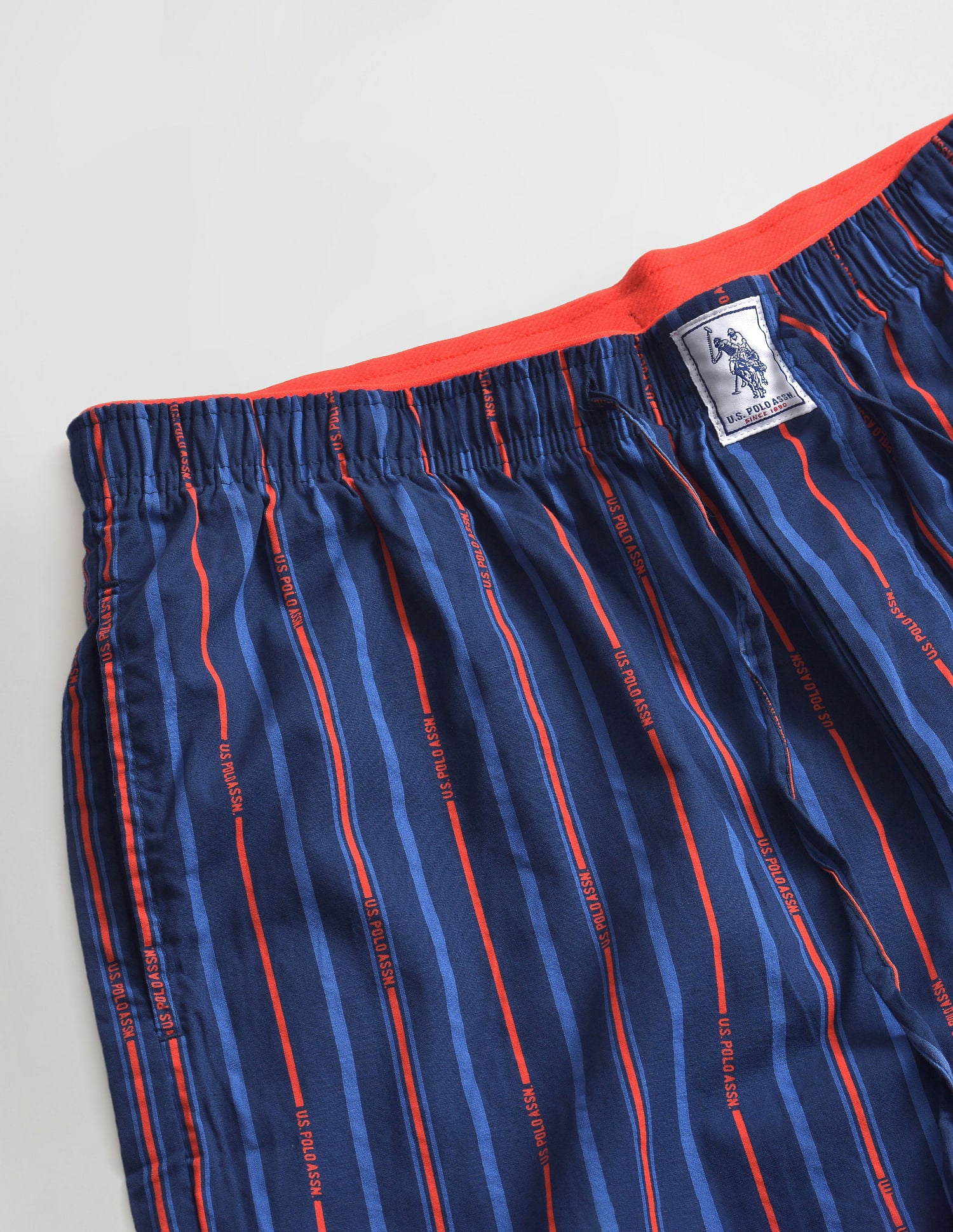 Printed Cotton IYAD Lounge Pants - Pack Of 1 Navy - U.S. POLO ASSN. | Large