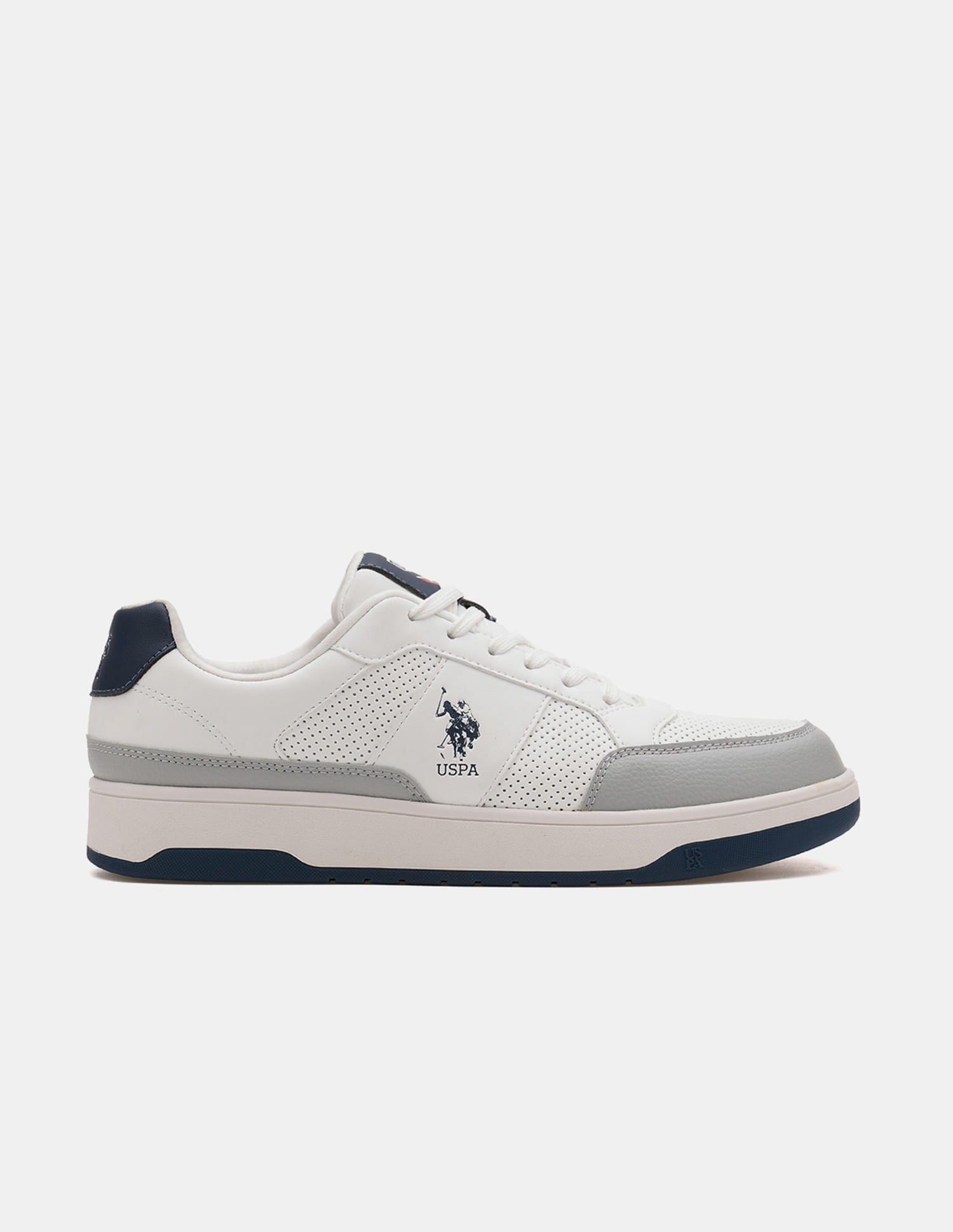 Men Simon Colour Blocked Sneakers Lt. Grey - U.S. Polo Assn. India | Large