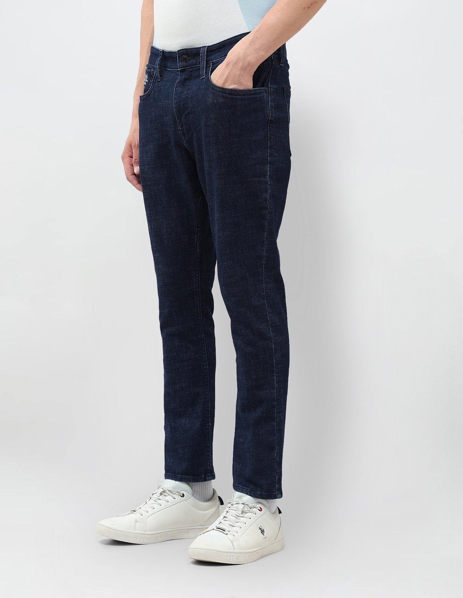 Henry Tapered Fit Blue Jeans Dark Blue - U.S. Polo Assn. India | Large