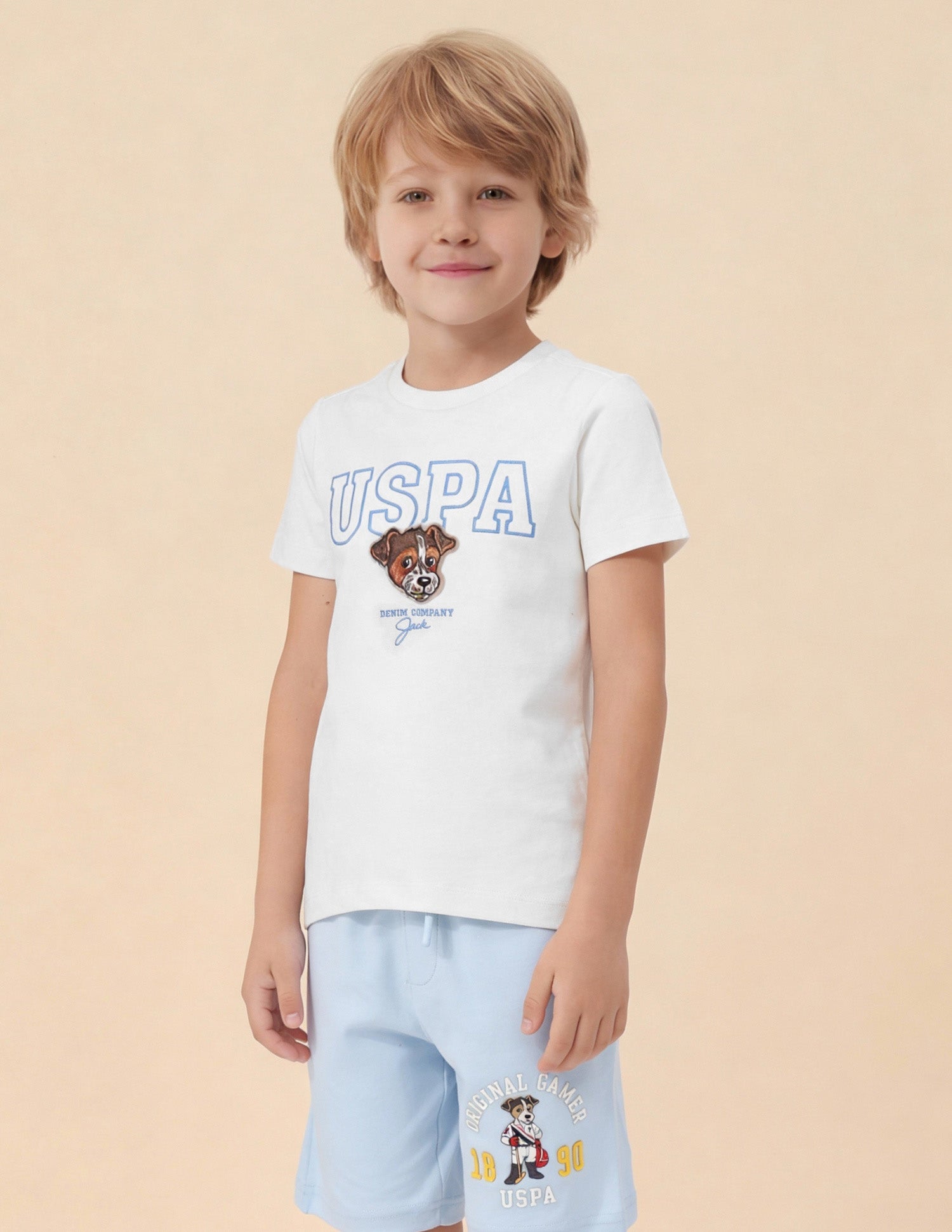 Brand Embroidered Regular Fit T-Shirt White - U.S. Polo Assn. India | Large