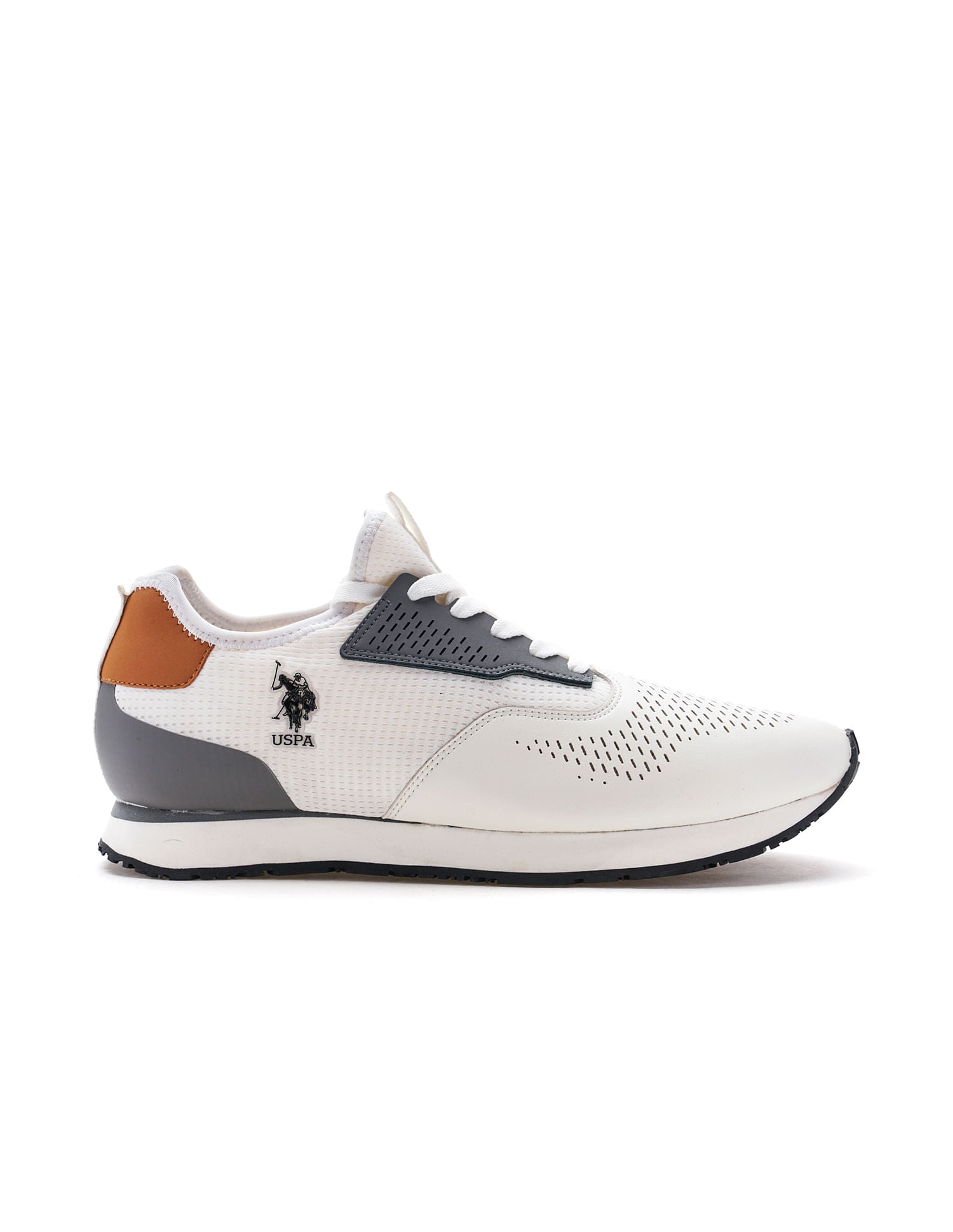 Men Mesh Caldas 3.0 Sneakers Off White - U.S. POLO ASSN. | Large
