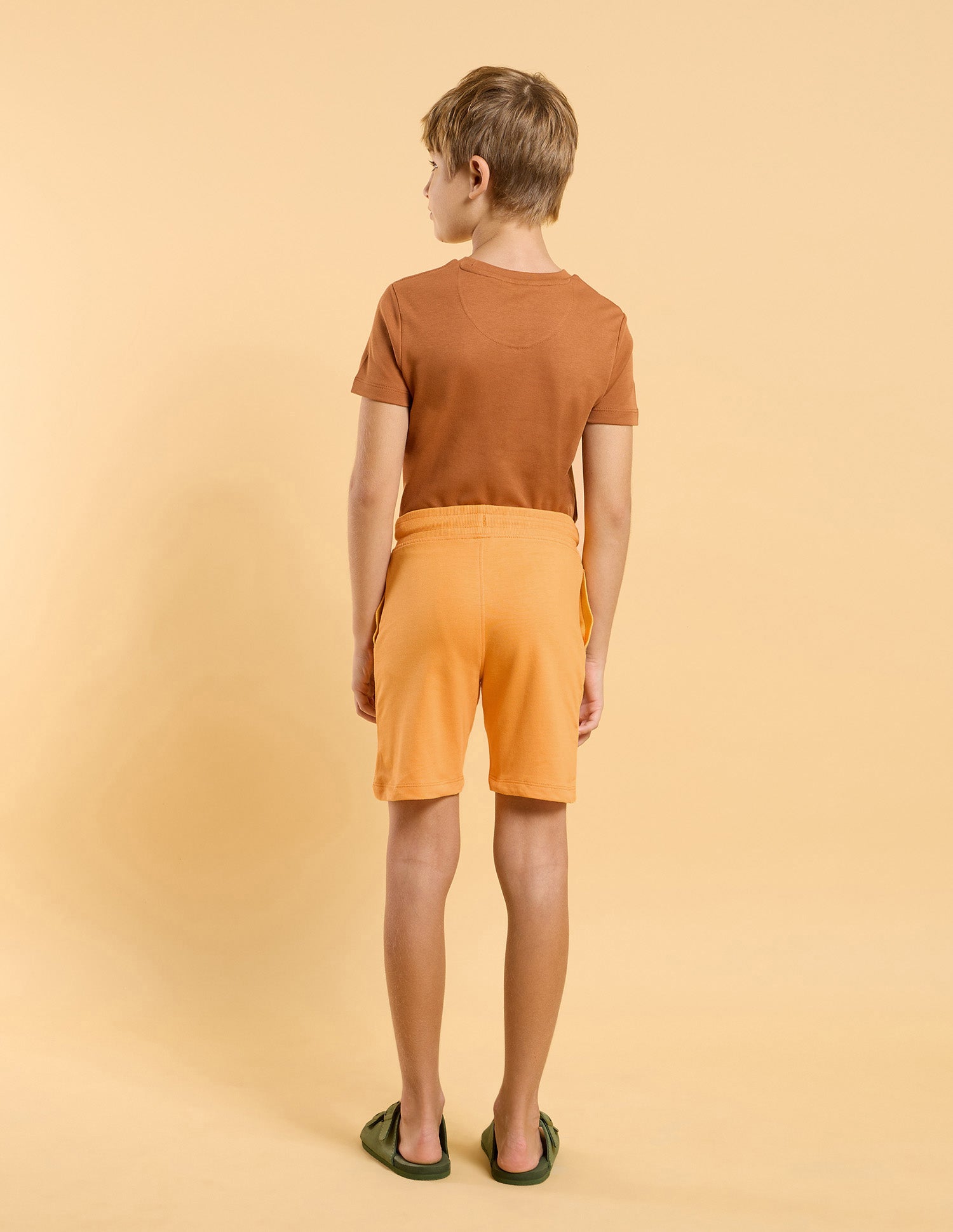 Boys Graphic Printed Shorts Orange - U.S. POLO ASSN. | Large