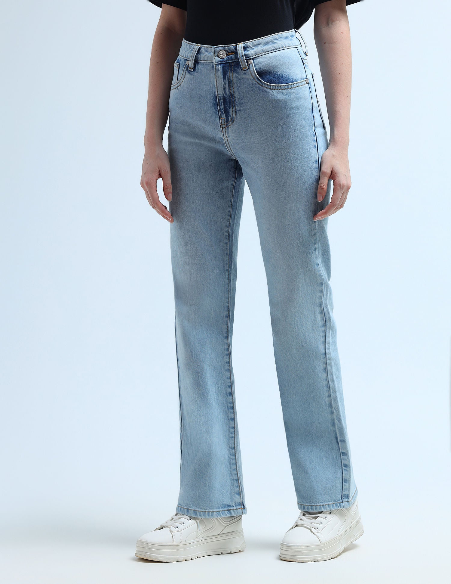 Regular Bootcut Blue Jeans Light Blue - U.S. Polo Assn. India | Large
