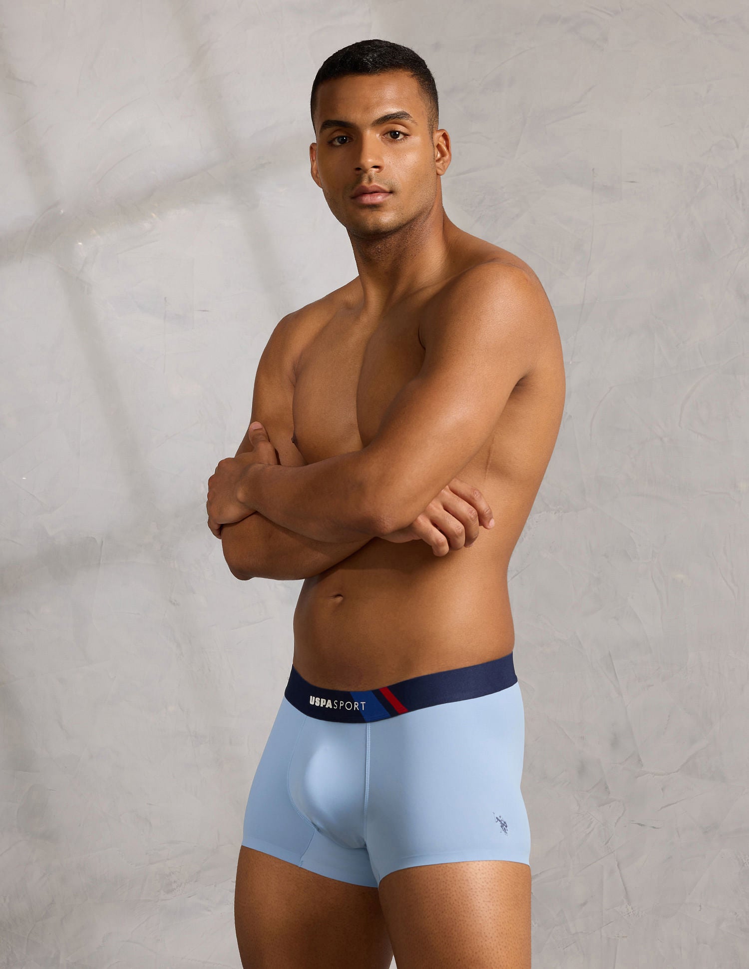 Micro Fibre High Stretch Trunk Clear Sky - U.S. POLO ASSN. | Large