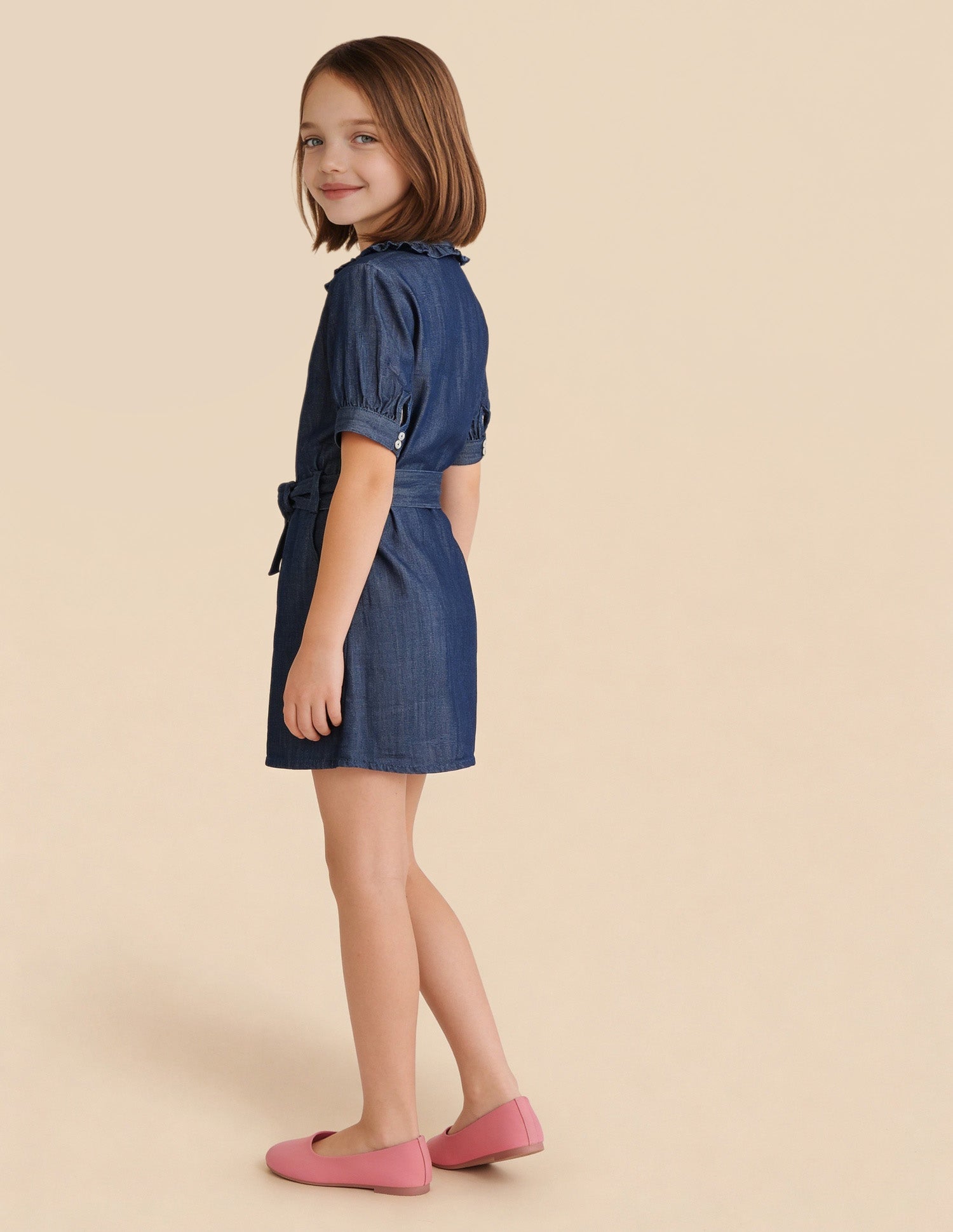 Denim Regular Fit Shirt Dress Navy - U.S. Polo Assn. India | Large