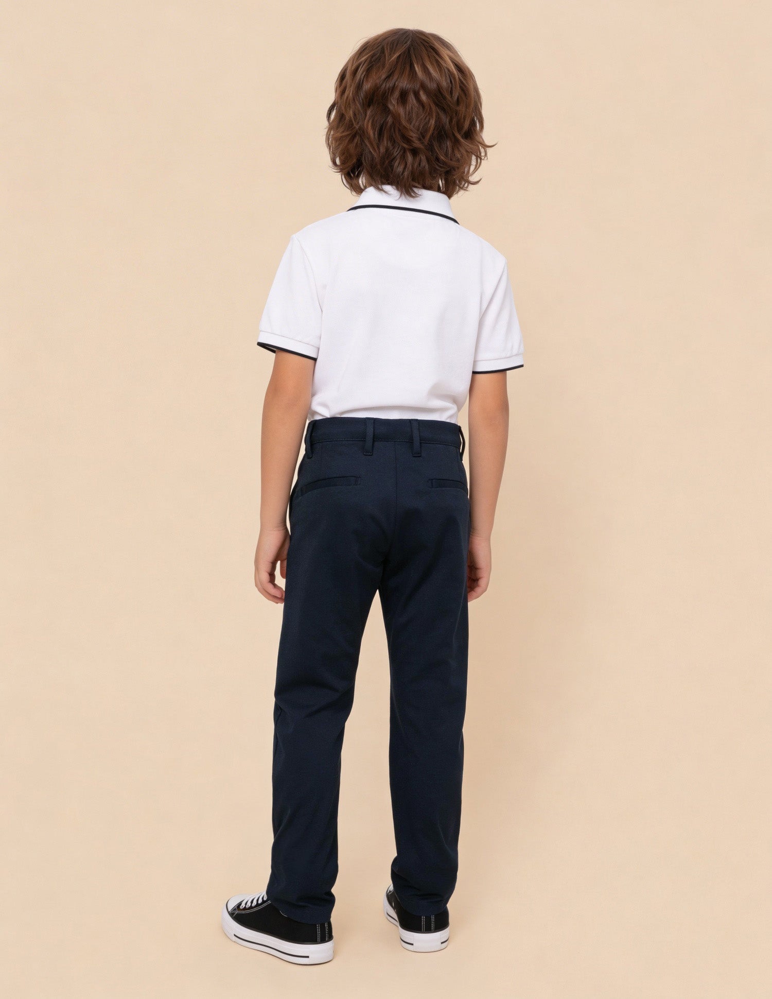Slim Fit Knitted Trousers Navy - U.S. Polo Assn. India | Large
