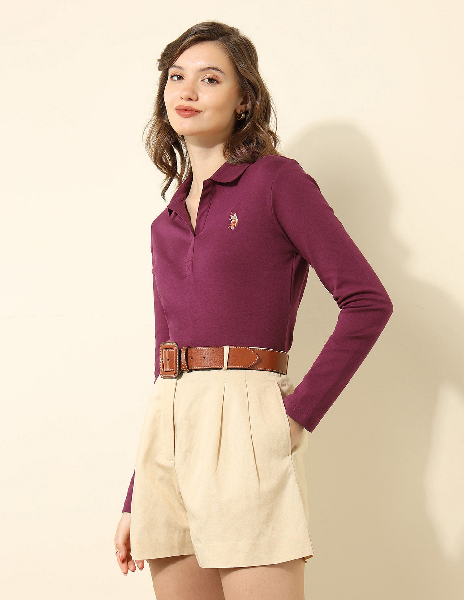 Regular Fit Polo Shirt Wine - U.S. POLO ASSN. | Large