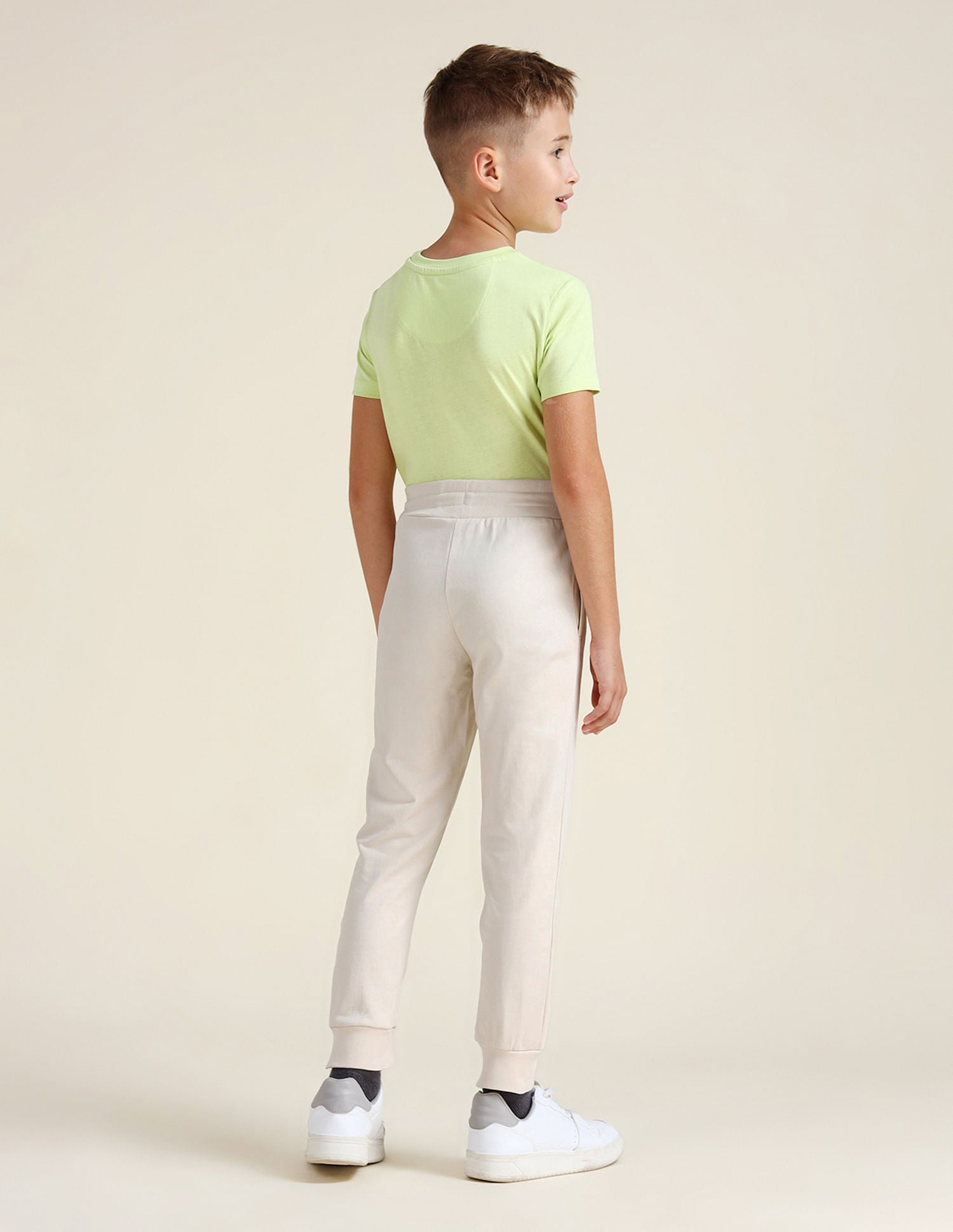 Boys Brand Printed Joggers Nude - U.S. POLO ASSN. | Large