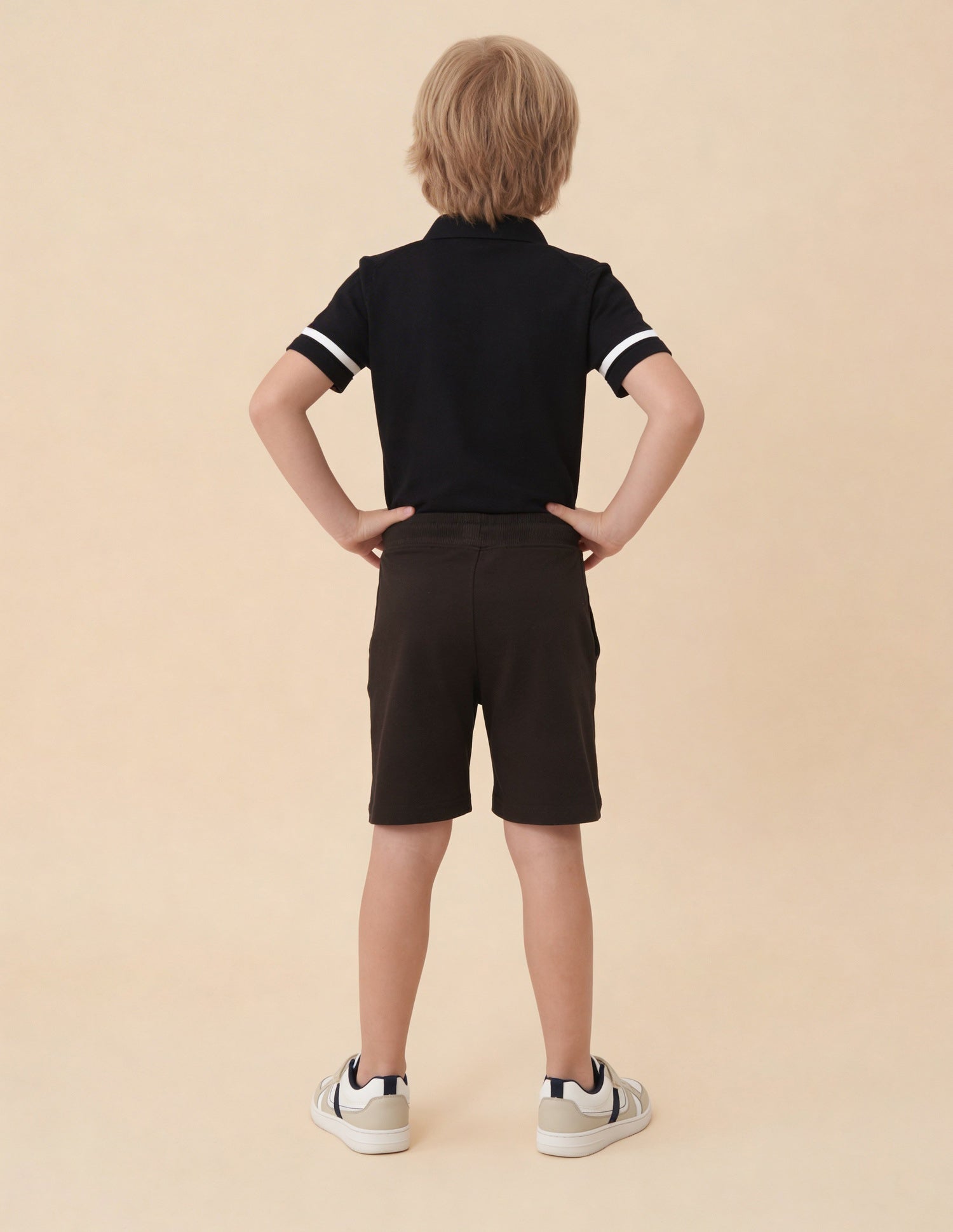 Graphic Brand Embroidered Shorts Dark Brown - U.S. Polo Assn. India | Large