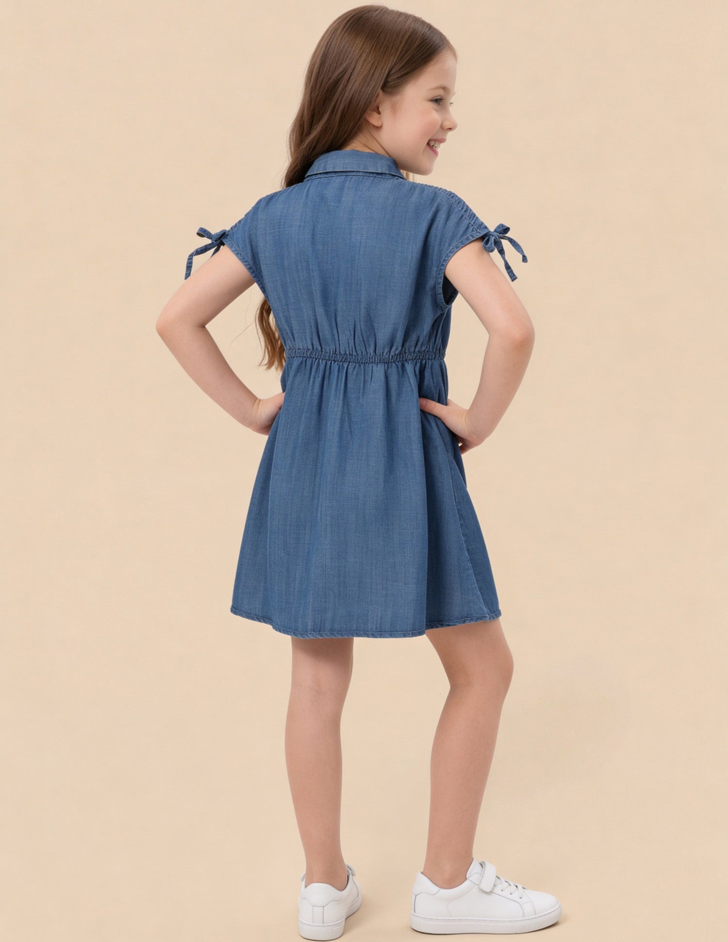 Flared Denim Shirt Dress Blue - U.S. Polo Assn. India | Large