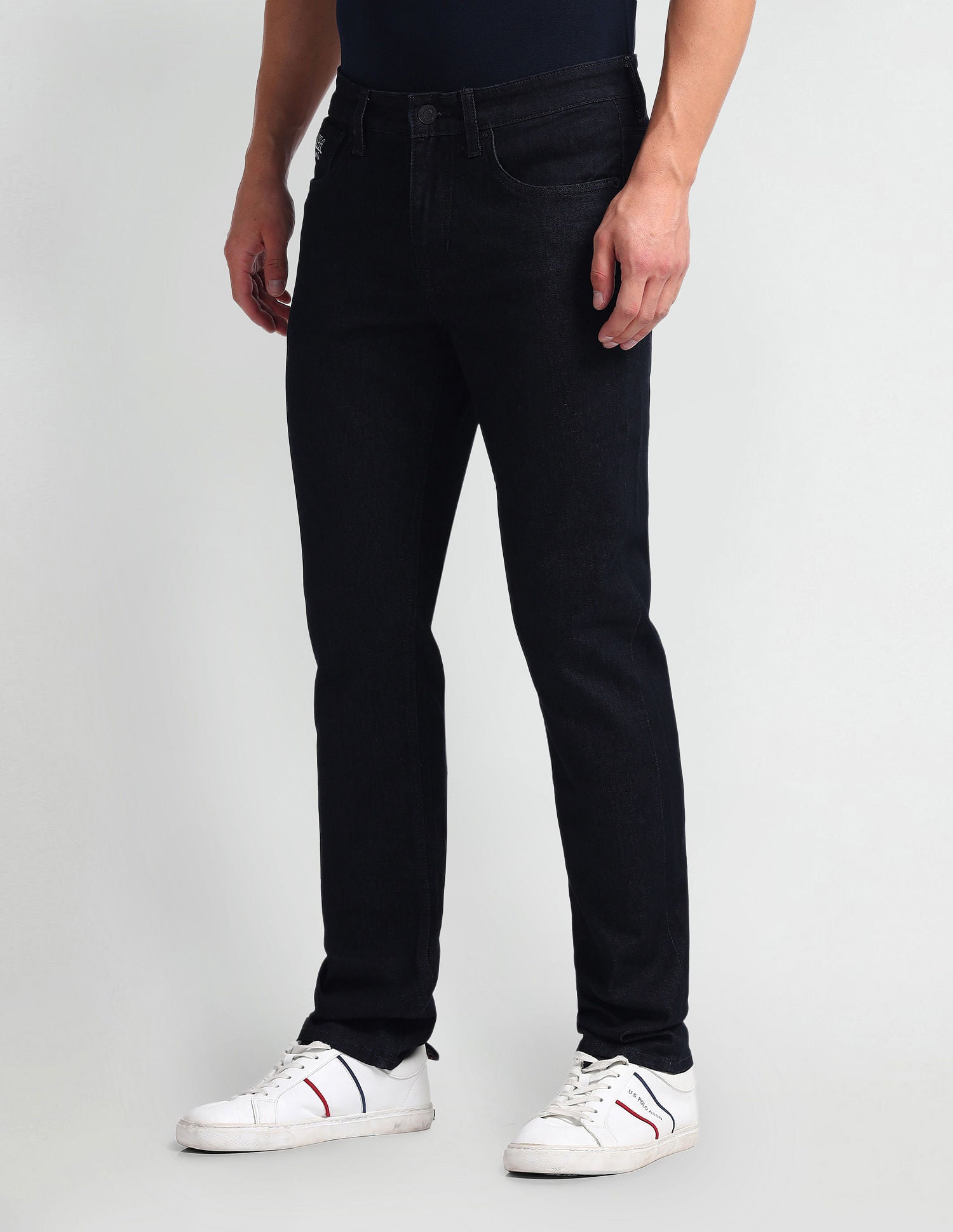 Regallo Skinny Fit Blue Jeans Blue - U.S. Polo Assn. India | Large