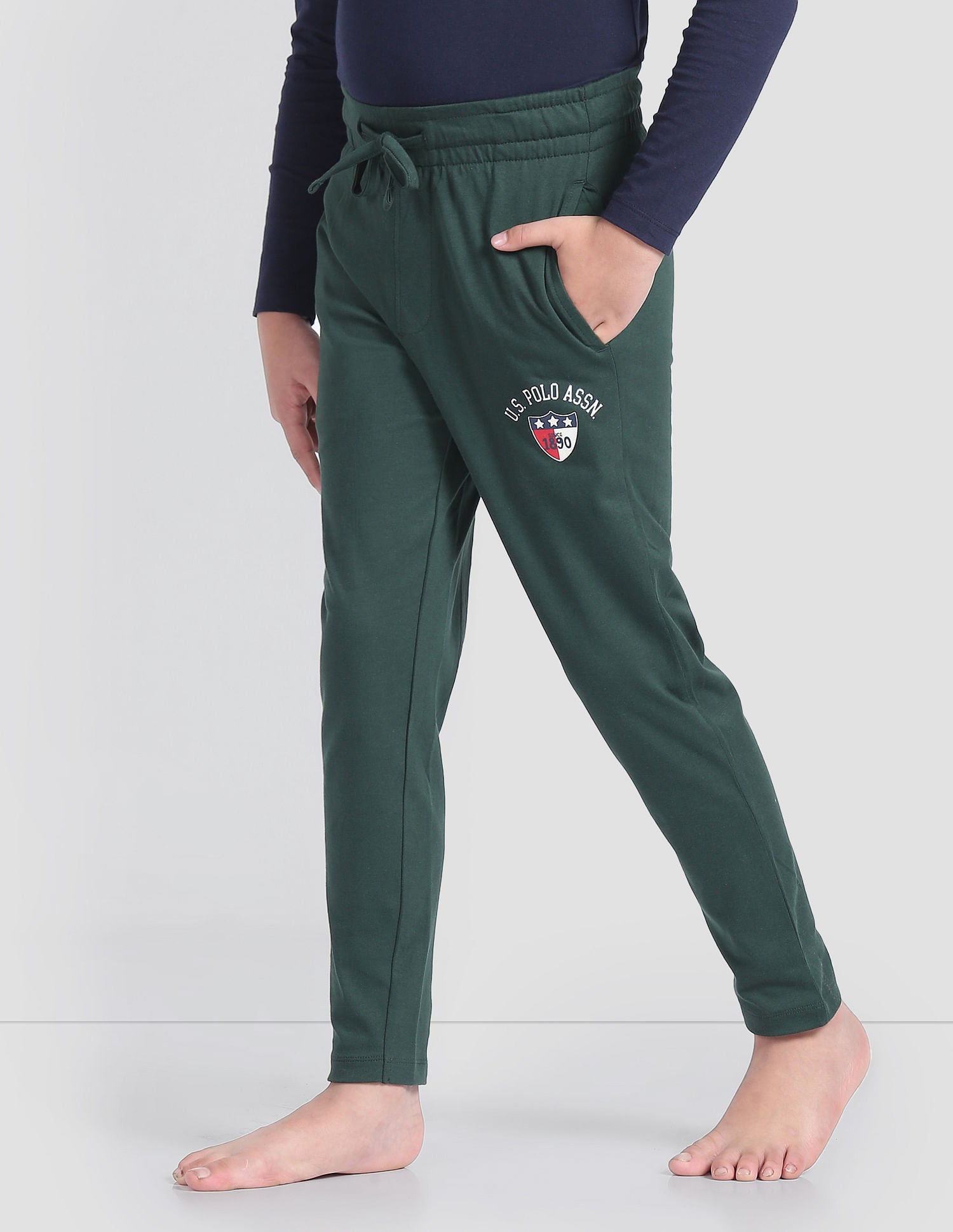 Drawstring Waist OKR01 Track Pants - Pack Of 1 Green - U.S. POLO ASSN. | Large