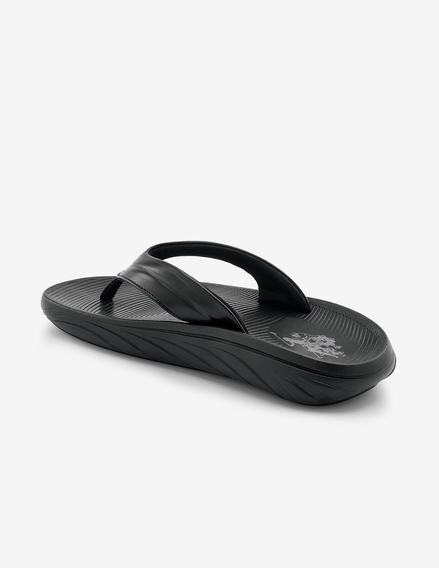 Broad Strap Celtic Flip Flops Black - U.S. Polo Assn. India | Large