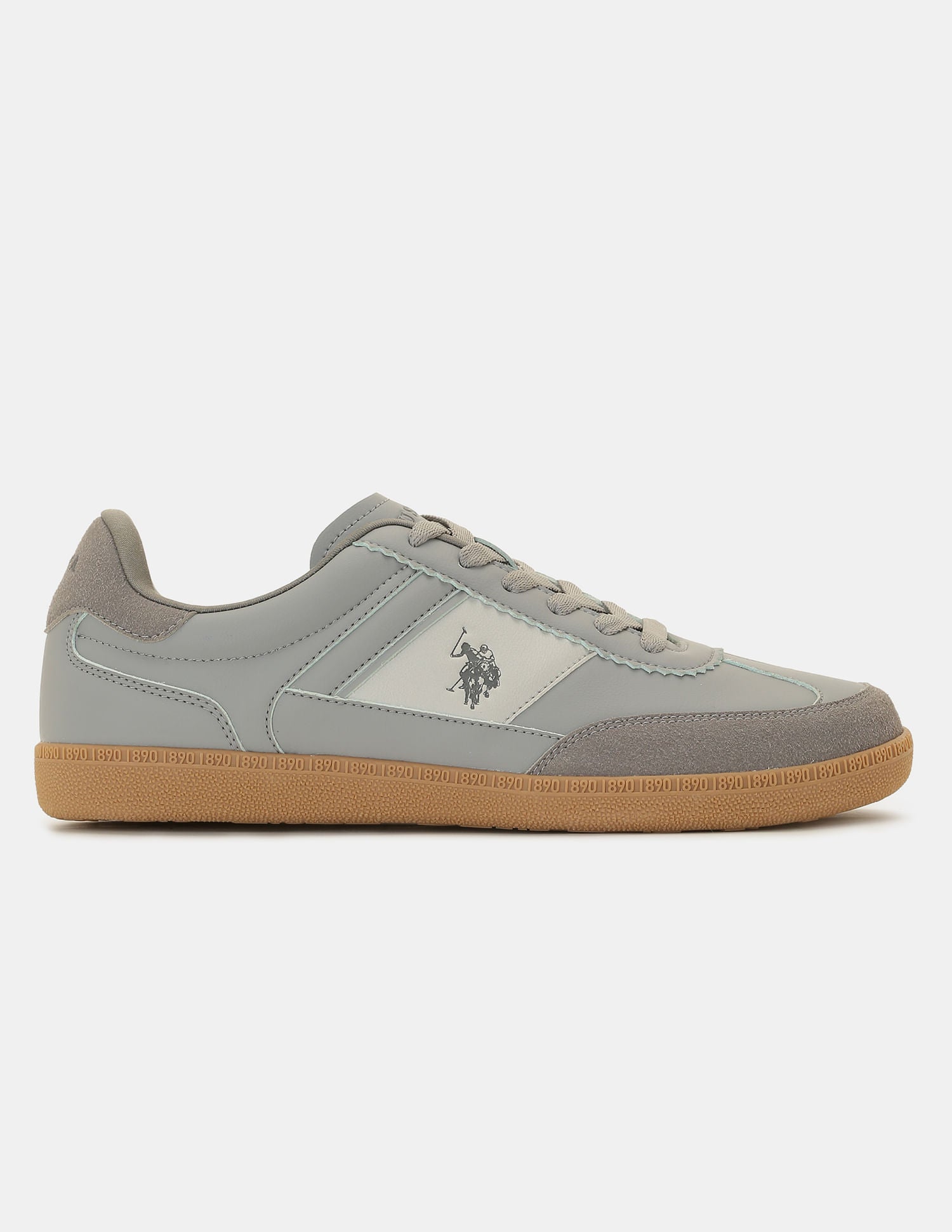 Men Gaffer Colourblocked Sneakers Grey - U.S. POLO ASSN. | Large