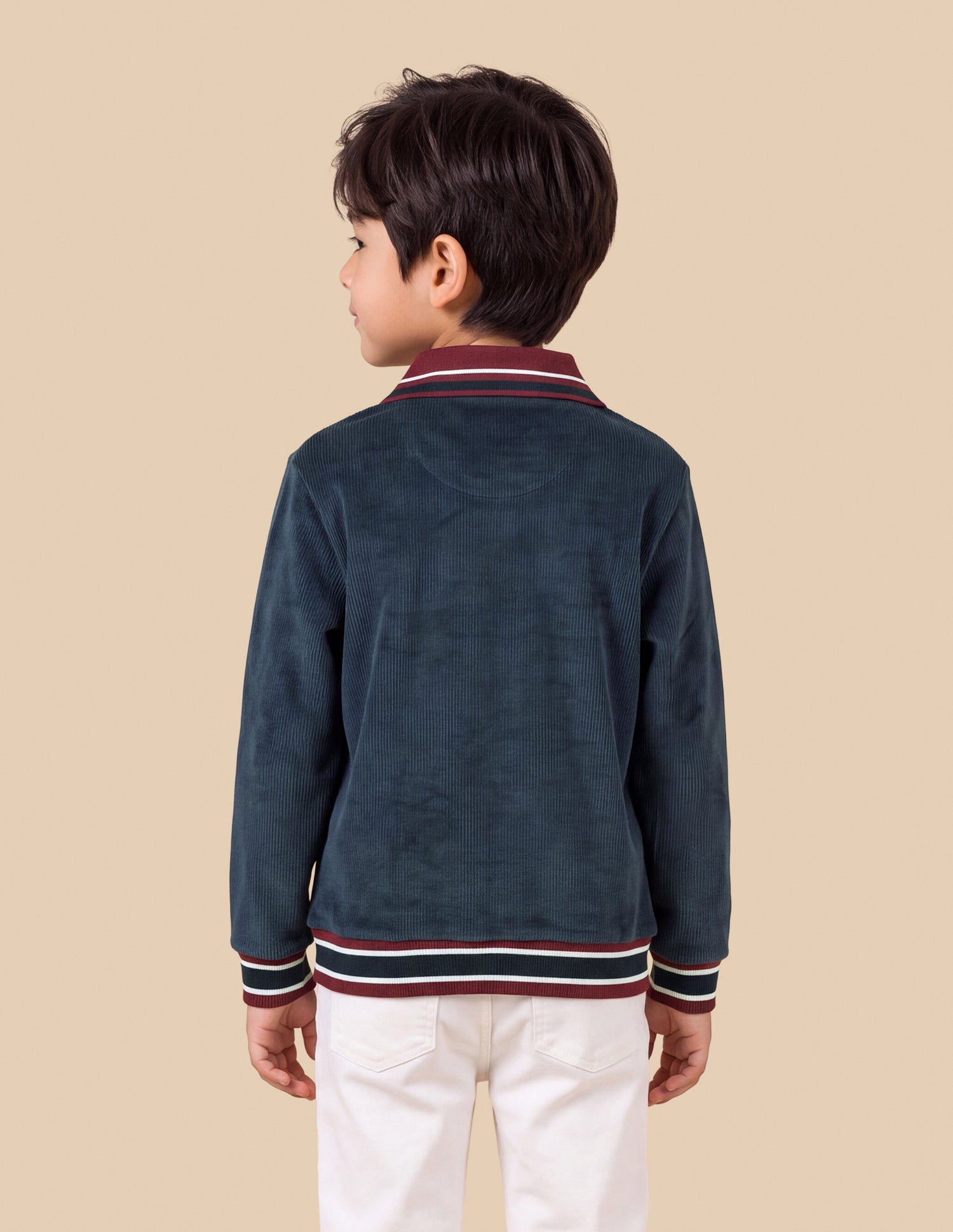 Solid Regular Fit Sweatshirt Navy - U.S. Polo Assn. India | Large