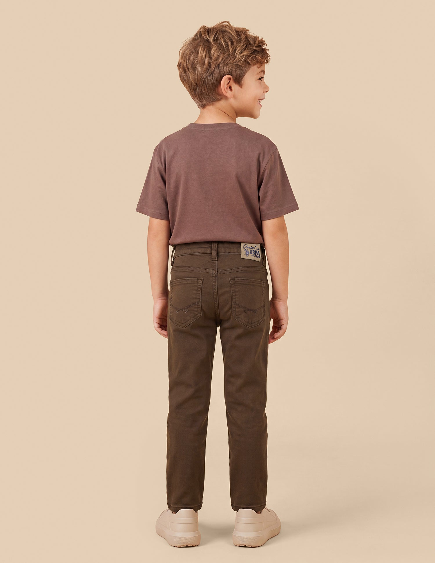 Slim Fit Brown Jeans Choco - U.S. Polo Assn. India | Large