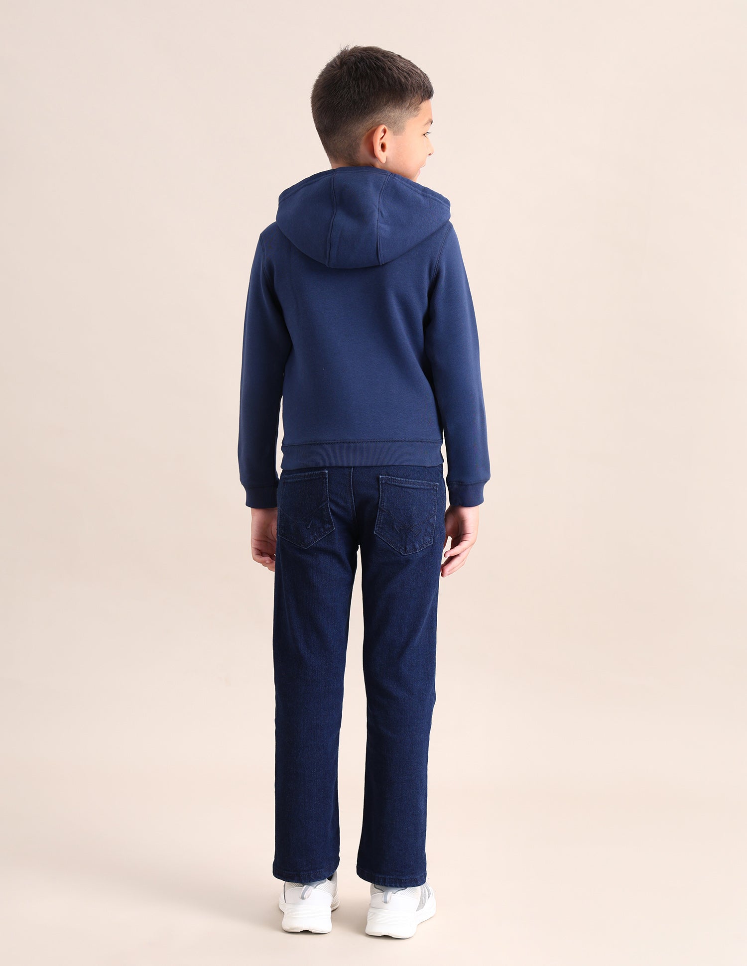 Boys Brand Printed Regular Fit Sweatshirt Navy - U.S. POLO ASSN. | Large