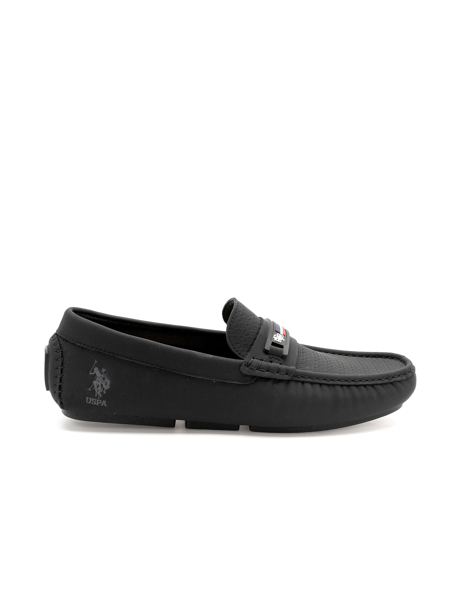Men Teno Textured Loafer Black - U.S. POLO ASSN. | Large