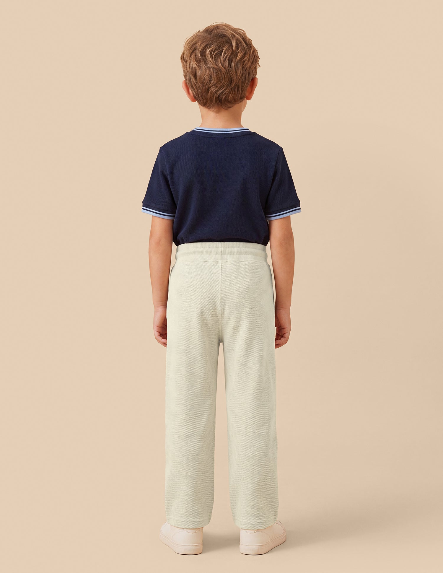 Mid Rise Regular Fit Track Pants Cream - U.S. Polo Assn. India | Large