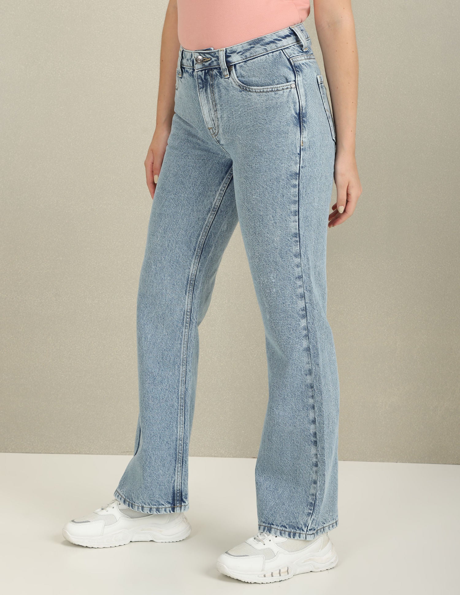 Bootcut Mid Rise Jeans Blue - U.S. Polo Assn. India | Large