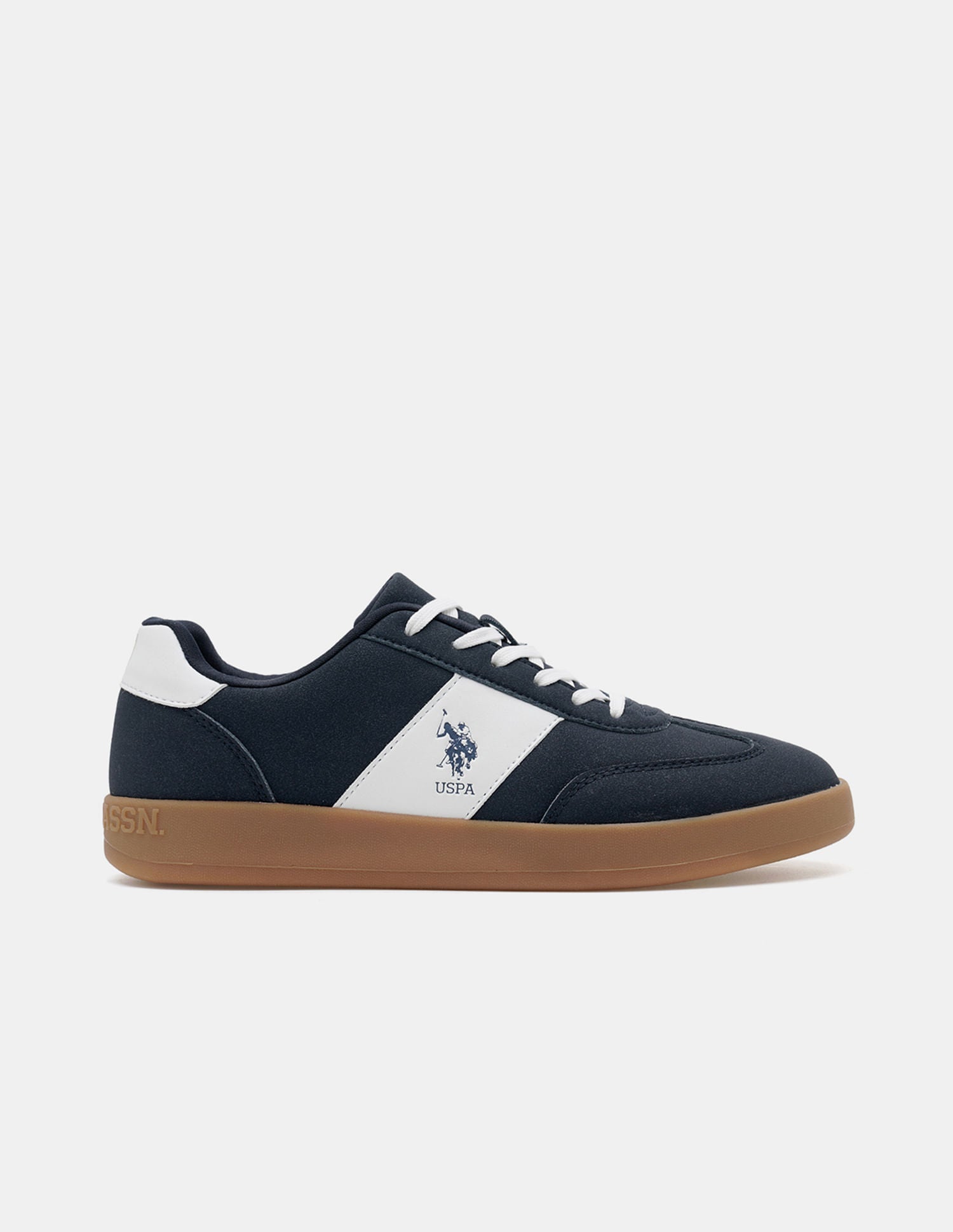 Men Colour Blocked Suede Skylar 2.0 Sneakers Navy - U.S. POLO ASSN. | Large