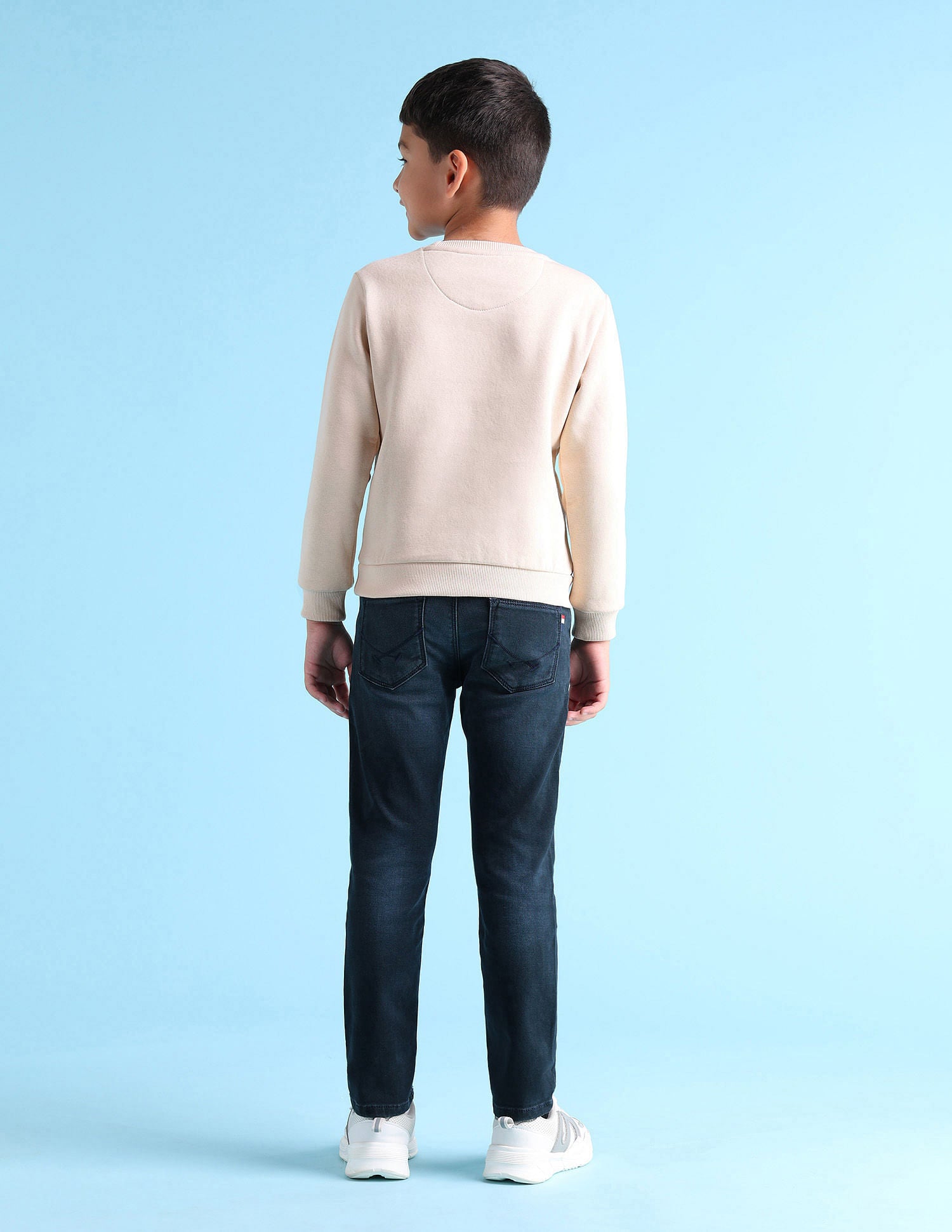 Boys Logo Printed Sweatshirt White - U.S. POLO ASSN. | Large