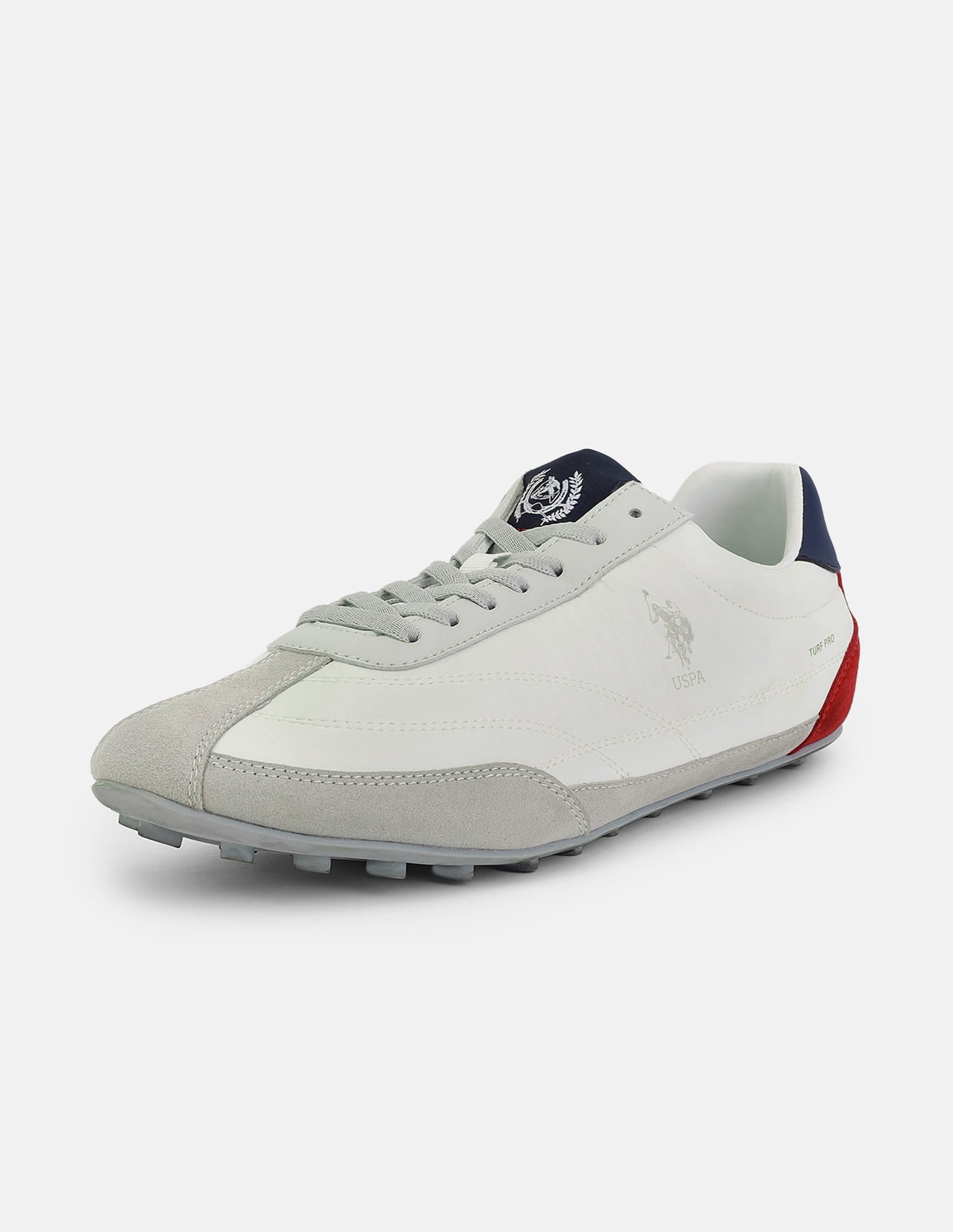 Colour Blocked Turf Pro Sneakers White - U.S. Polo Assn. India | Large