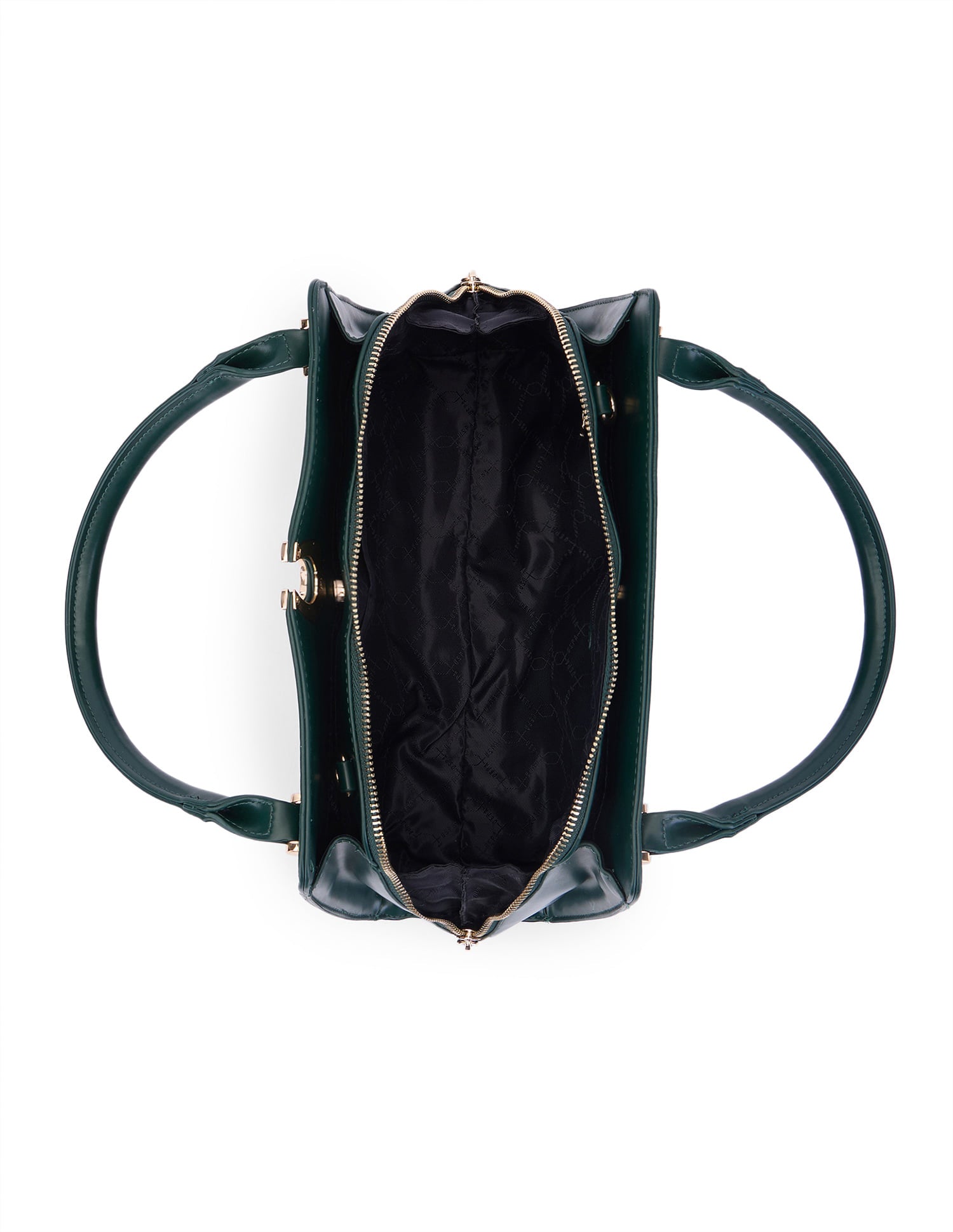 Cady Satchel Bag Dark Green - U.S. Polo Assn. India | Large