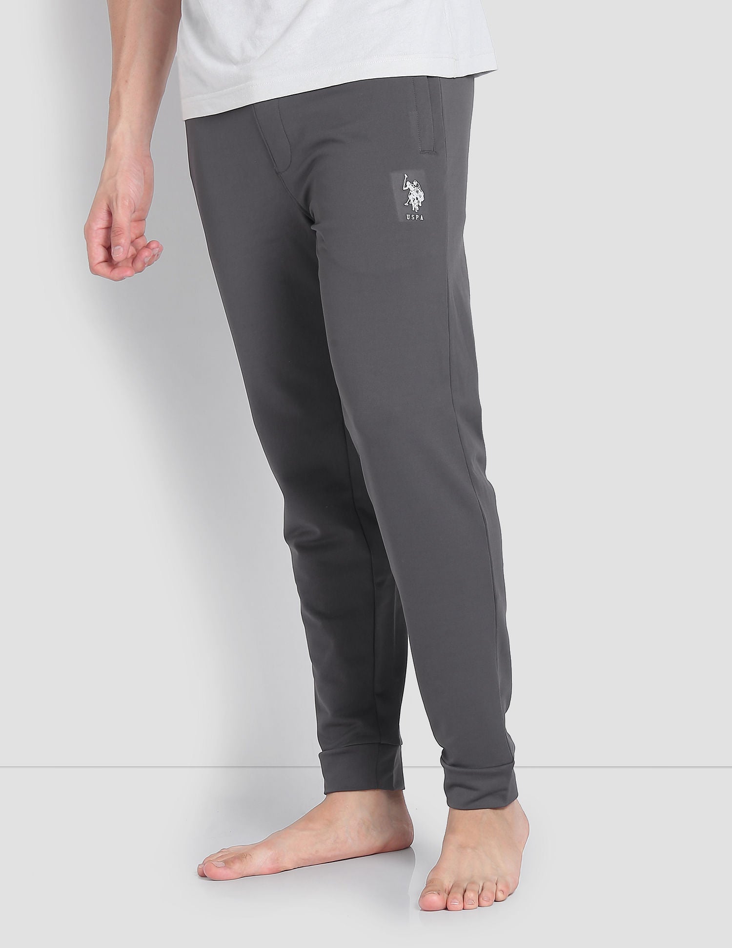 High Stretch AJ001 Active Joggers - Pack Of 1 Asphalt - U.S. POLO ASSN. | Large