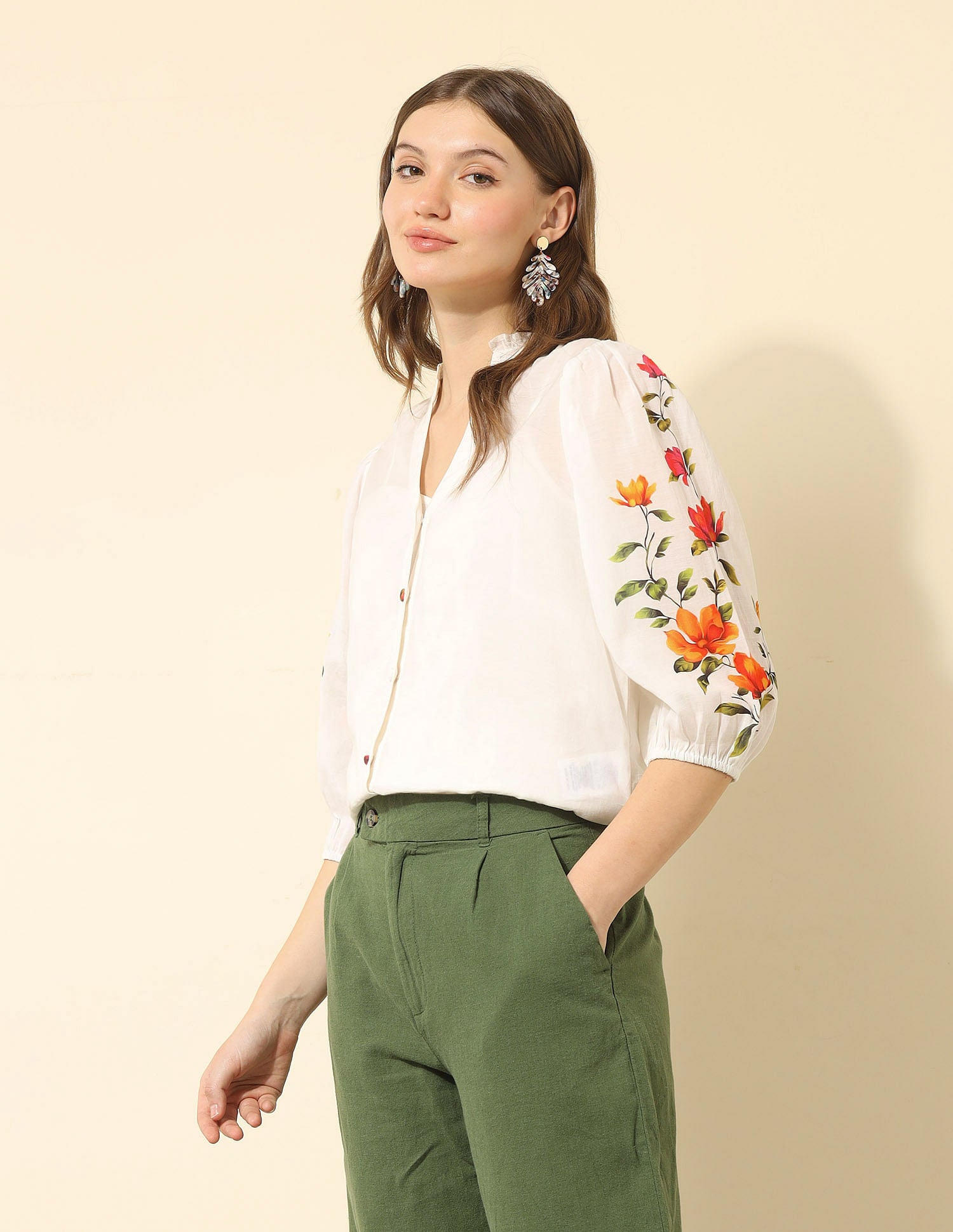 Sheer Solid Regular Fit Top White - U.S. POLO ASSN. | Large