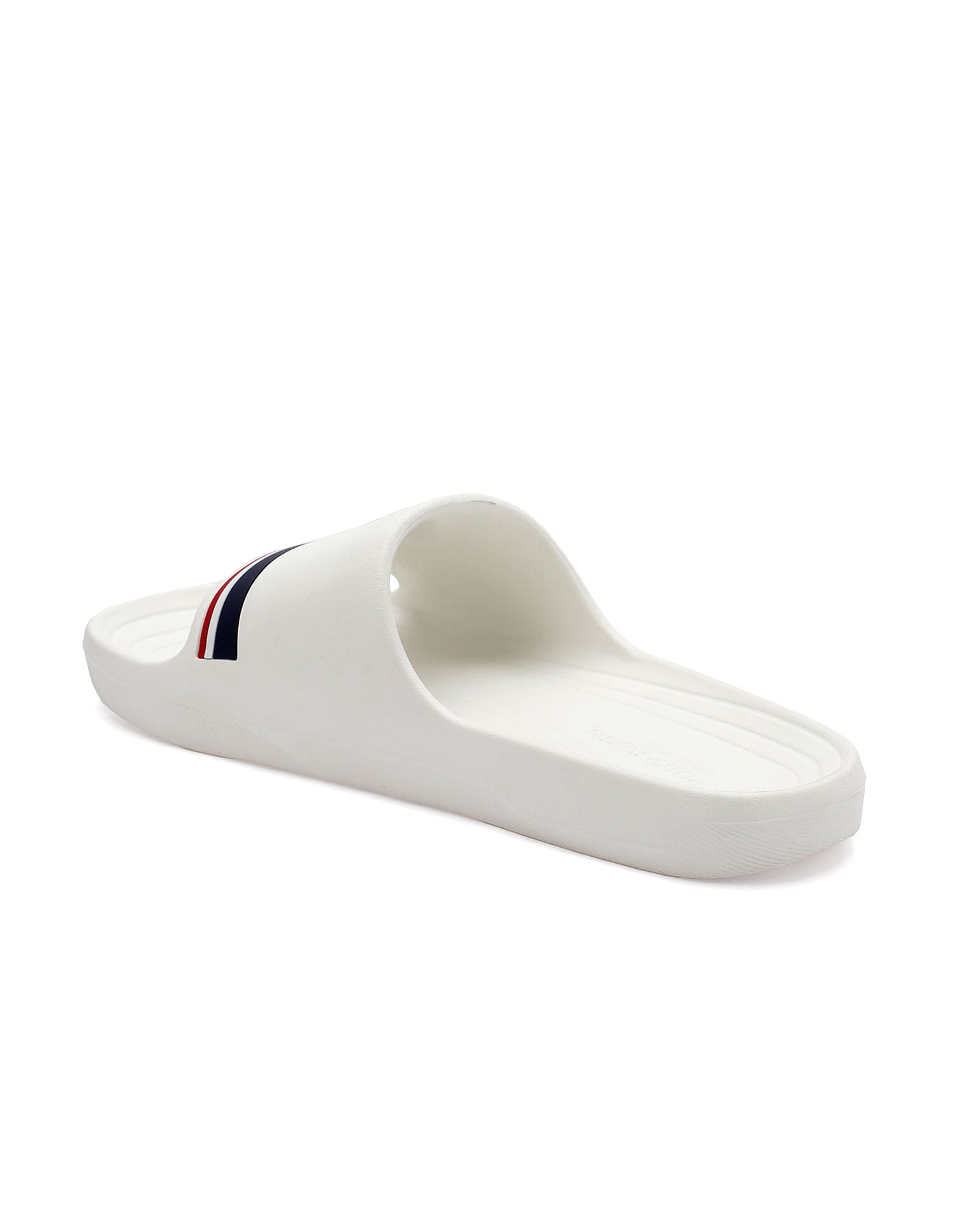 Men Easton White Foam Walk Sliders White - U.S. POLO ASSN. | Large