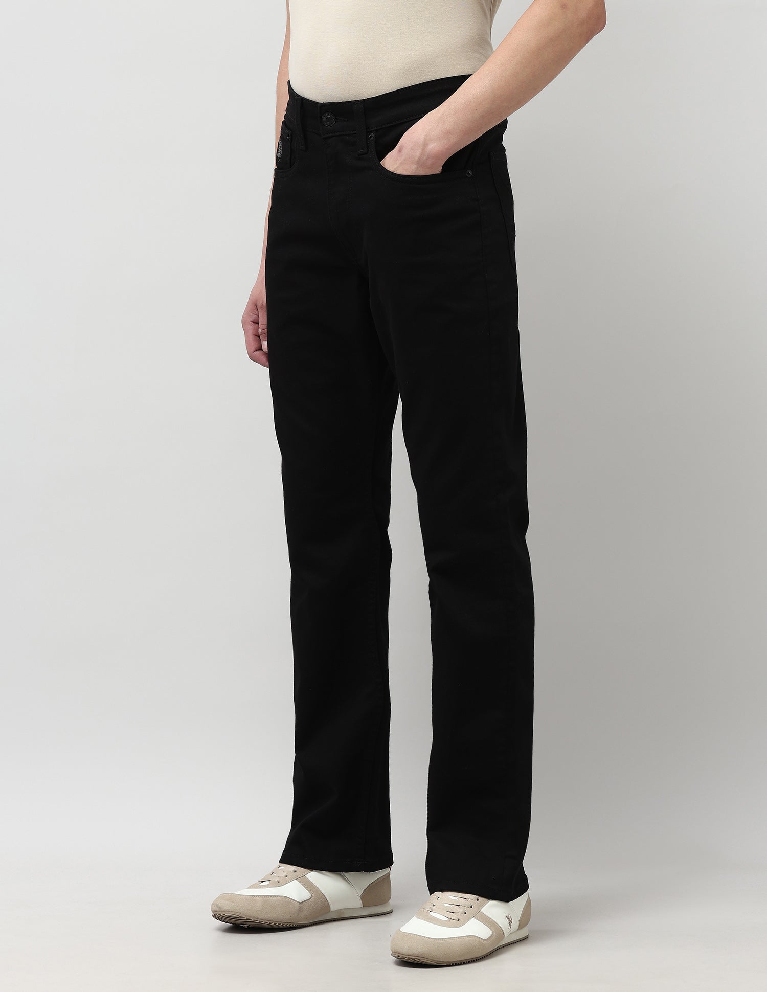 Connor Bootcut Black Jeans Black - U.S. POLO ASSN. | Large