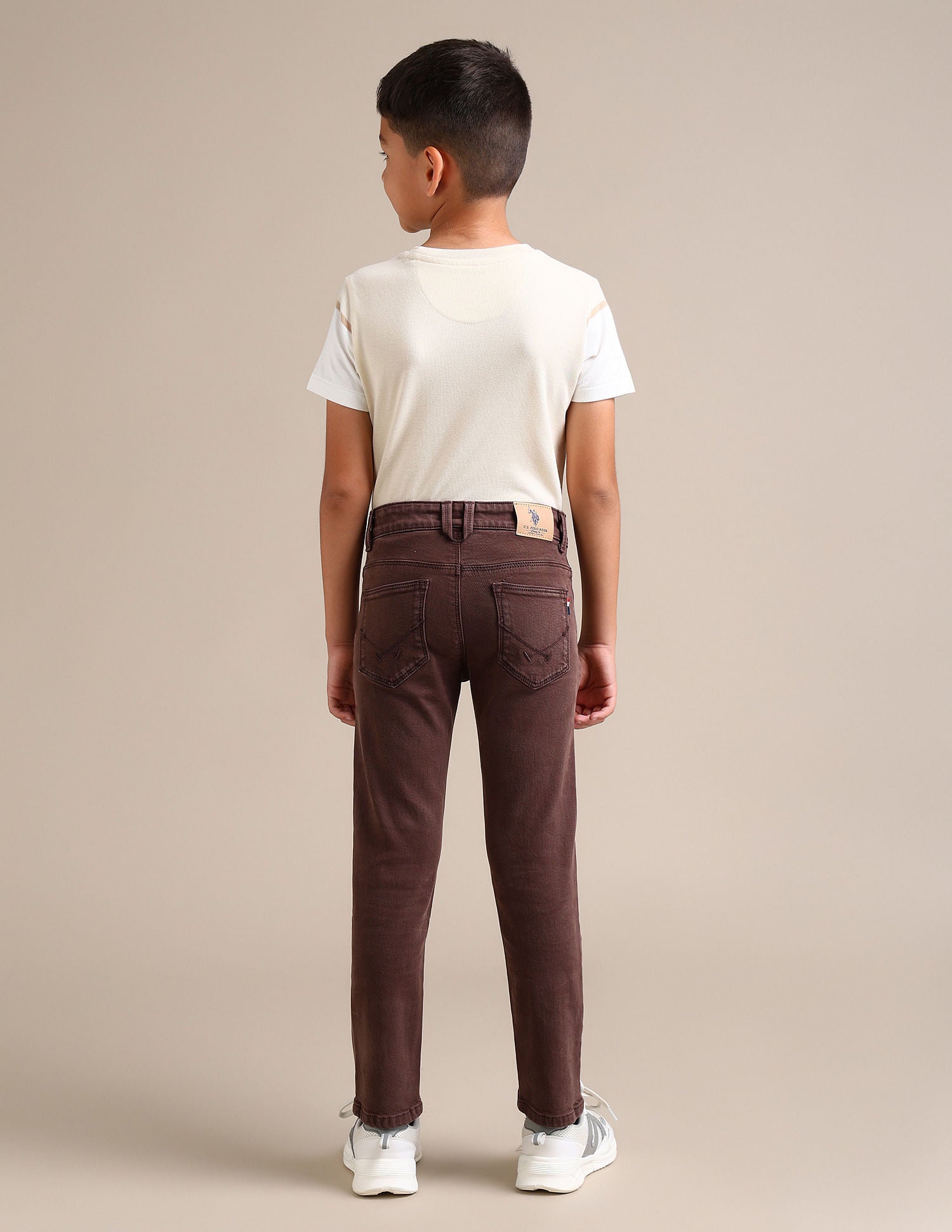 Slim fit Solid Jeans Rust - U.S. POLO ASSN. | Large