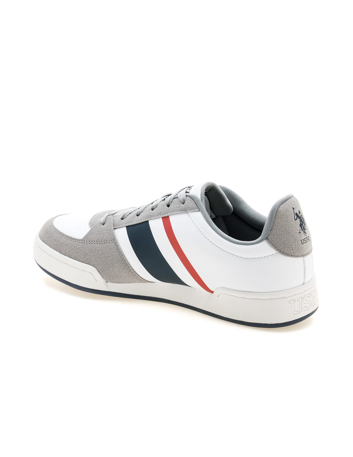 Men Roger Colourblocked Sneakers White - U.S. Polo Assn. India | Large