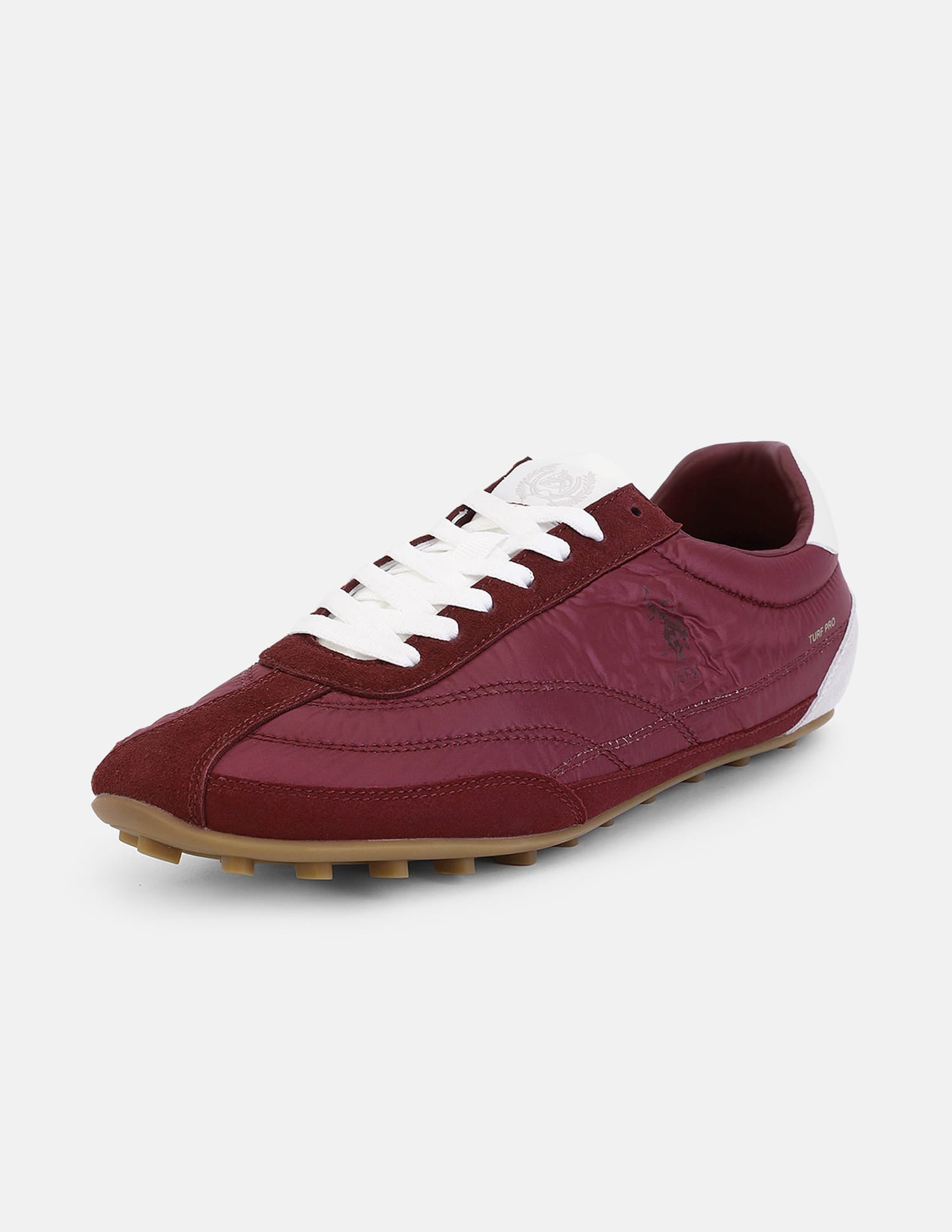 Colour Blocked Turf Pro Sneakers Burgundy - U.S. Polo Assn. India | Large