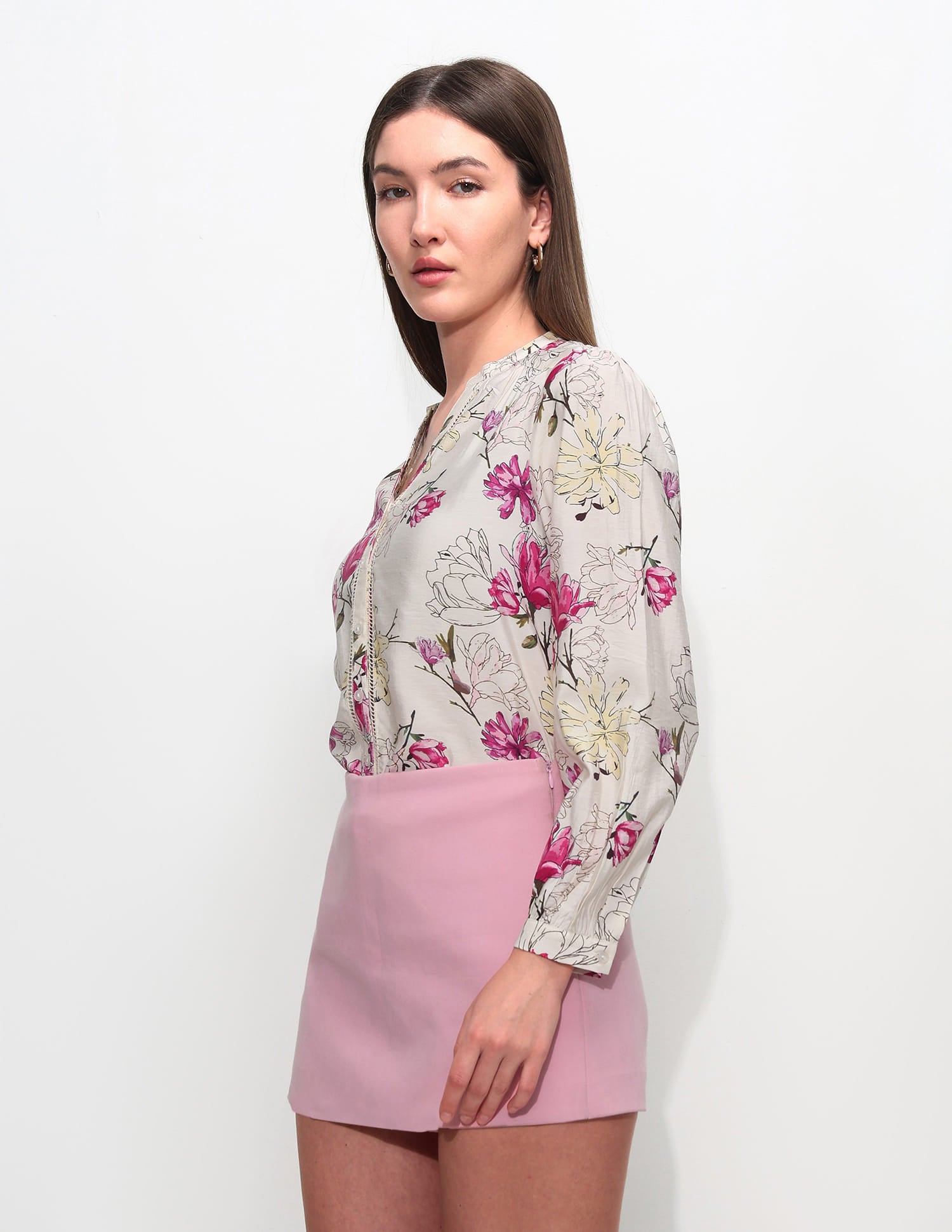 Relaxed Fit Floral Printed Top Multi-colour - U.S. Polo Assn. India | Large