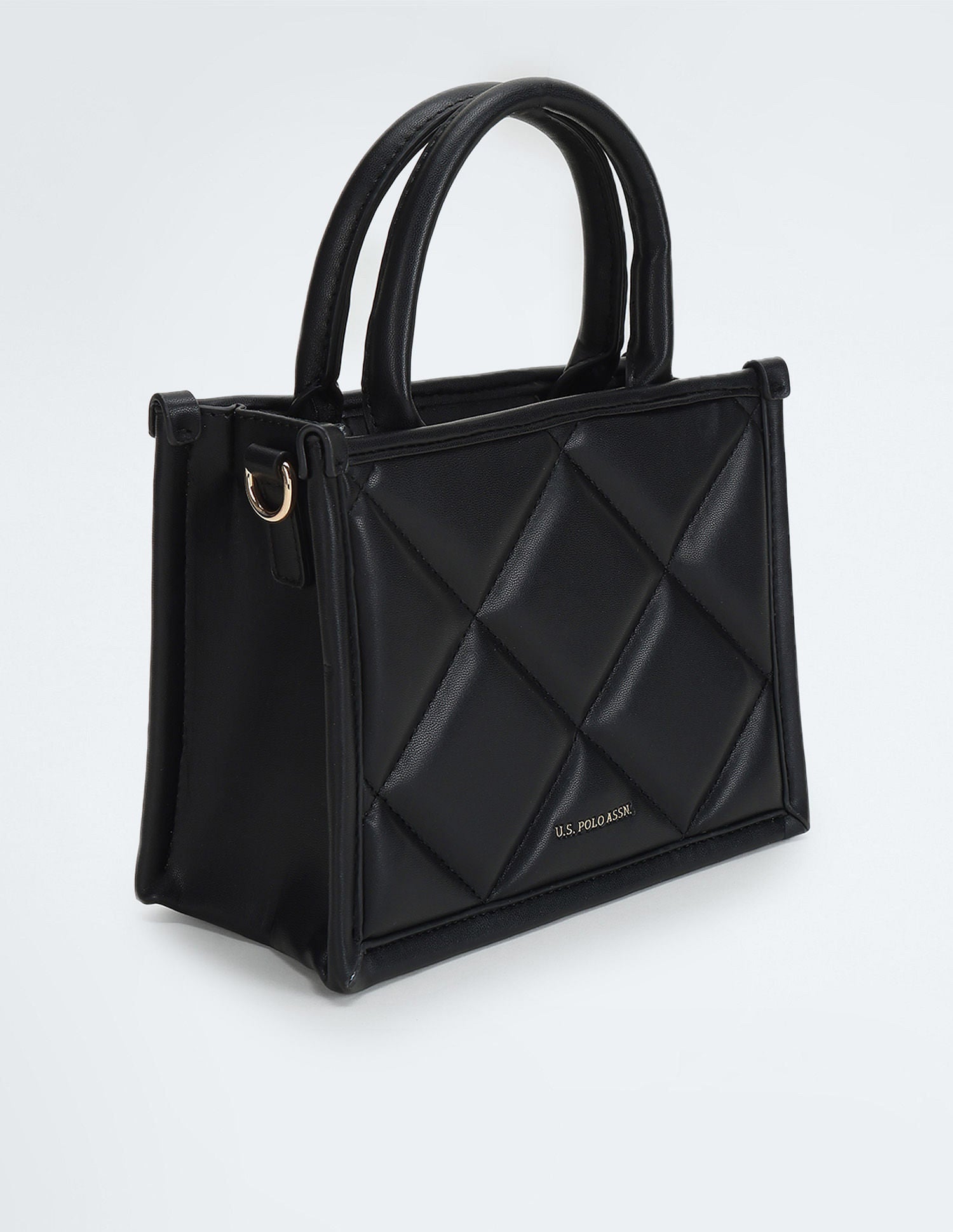 City Girl Quilted Sling Bag Black - U.S. POLO ASSN. | Large