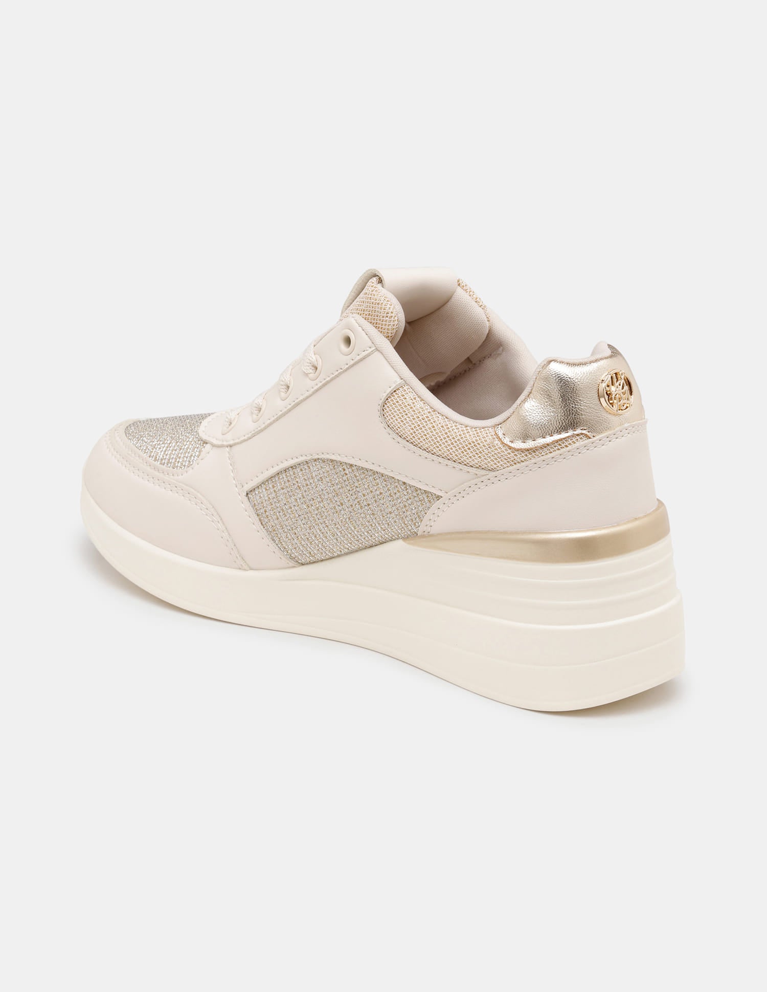 Liora Light Weight Wedge Shoes Gold - U.S. Polo Assn. India | Large