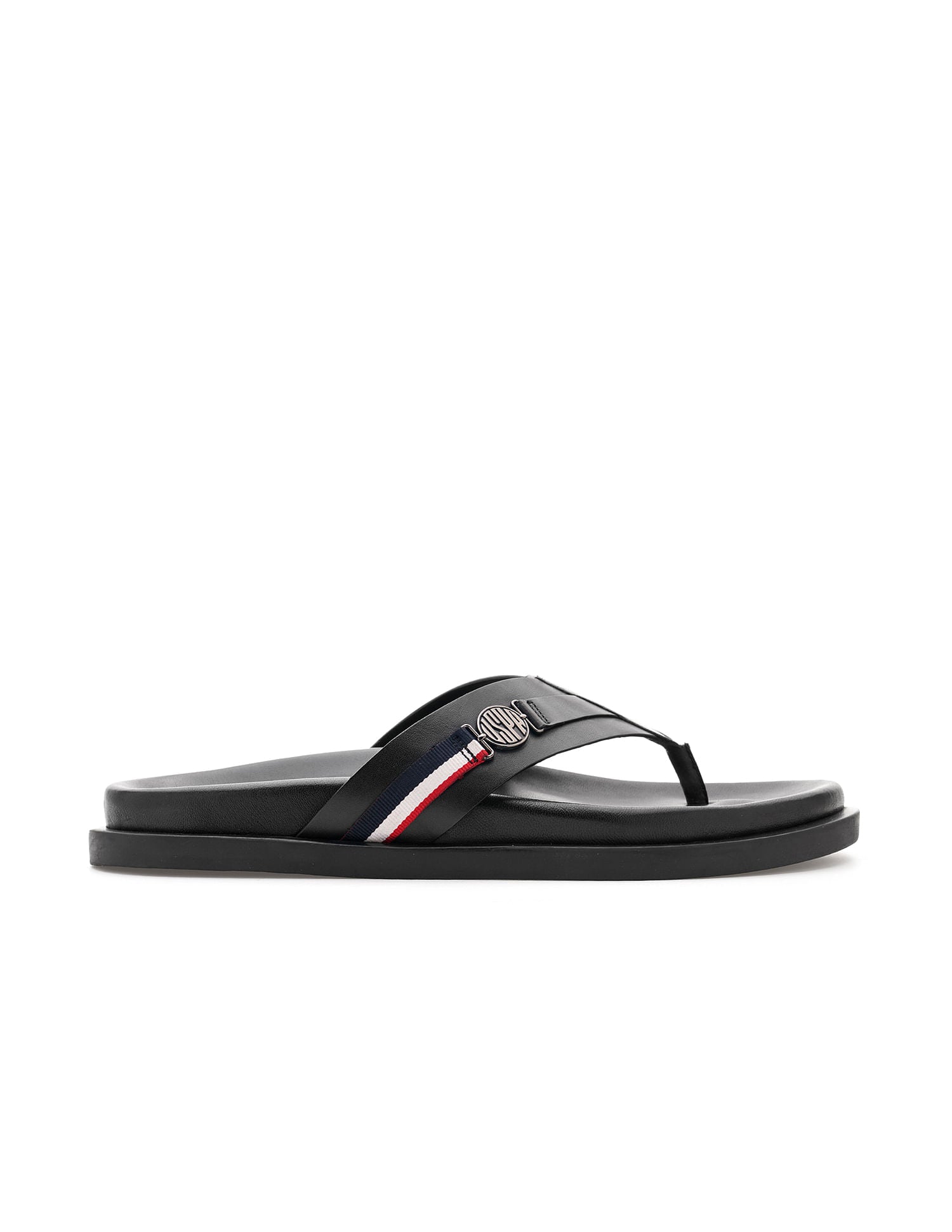 T-Strap Jim Sandals Black - U.S. Polo Assn. India | Large
