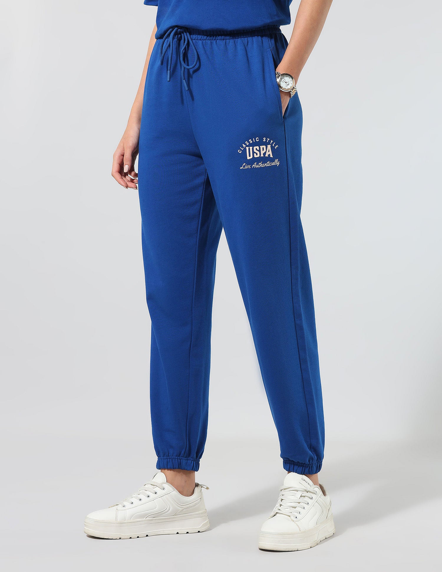 Cargo Fit Lounge Trousers Blue - U.S. POLO ASSN. | Large