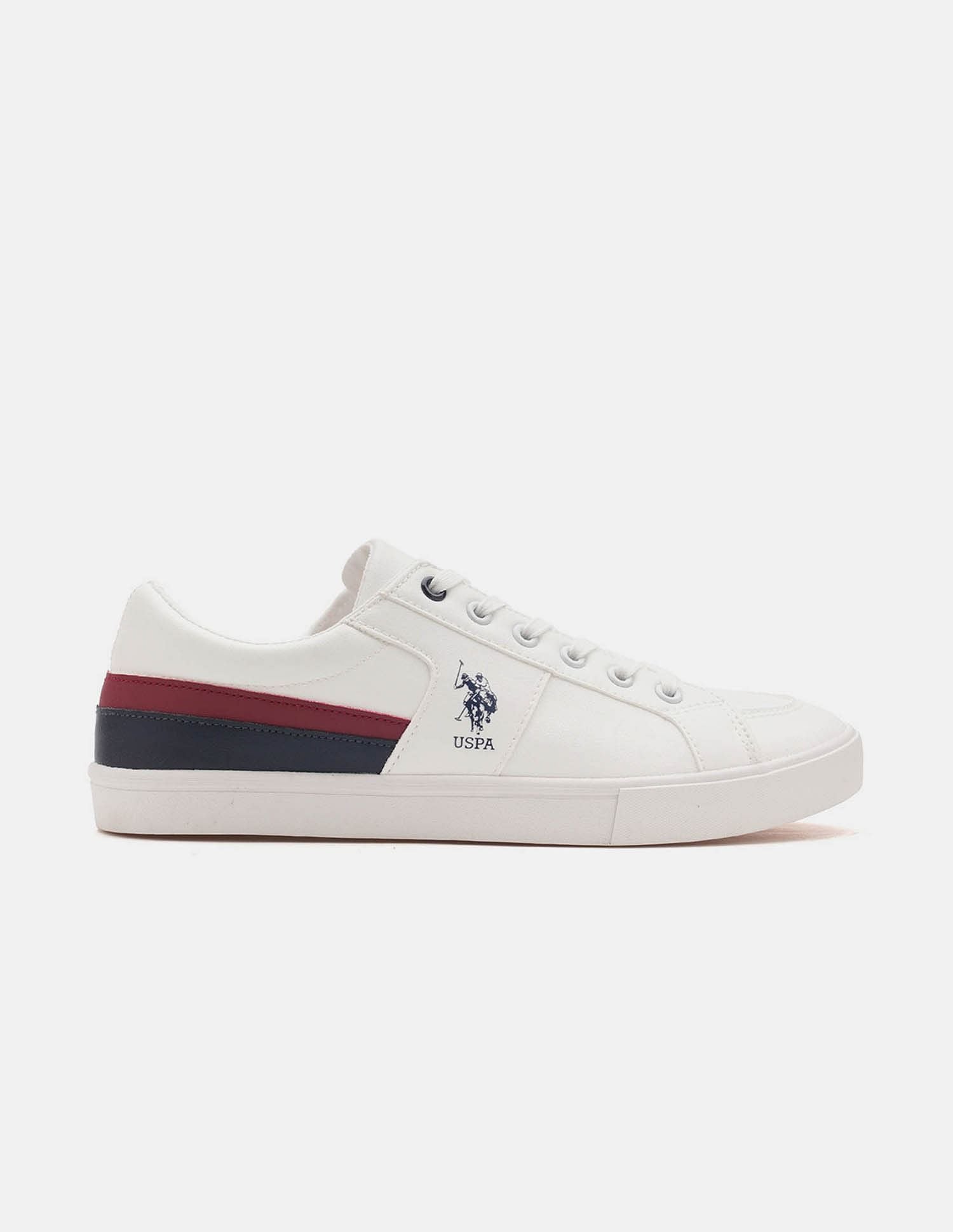 Men Clarkin 5.0 Colour Blocked Sneakers Off White - U.S. Polo Assn. India | Large