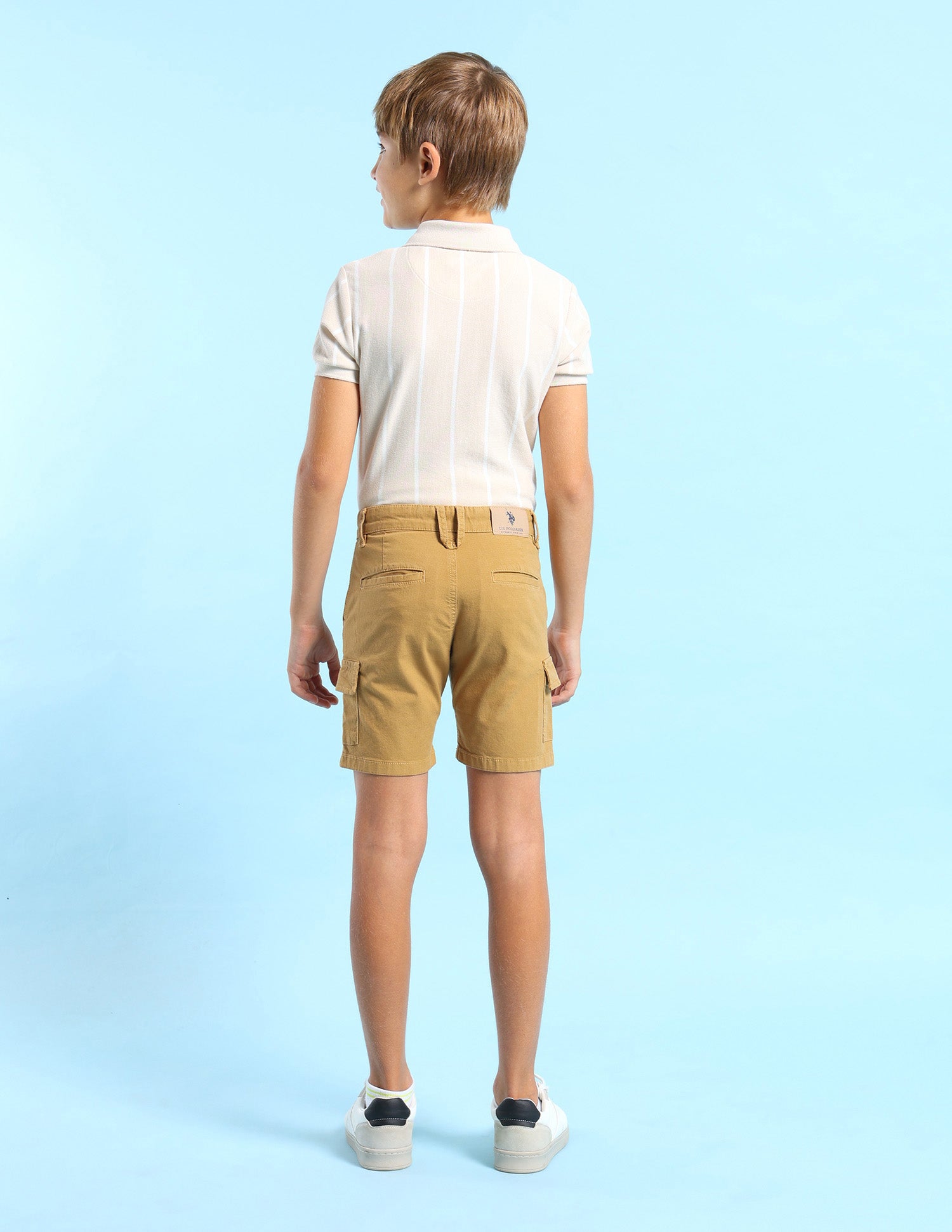 Boys Regular Fit Shorts Brown - U.S. POLO ASSN. | Large