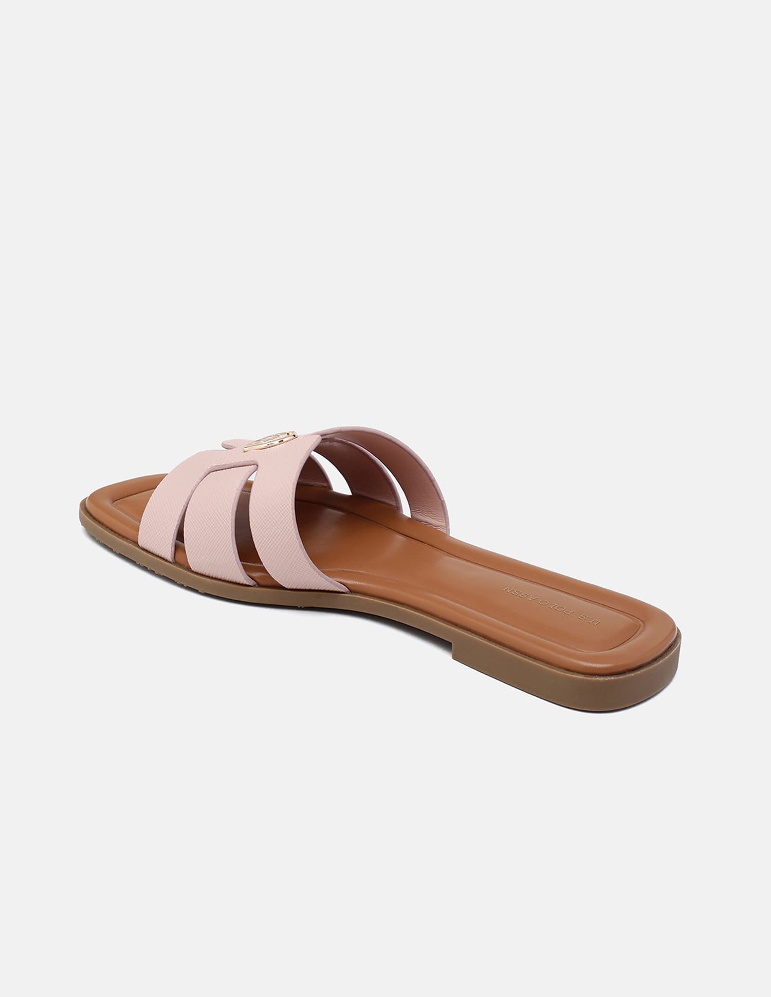 Textured Lucien Sandals Pink - U.S. Polo Assn. India | Large