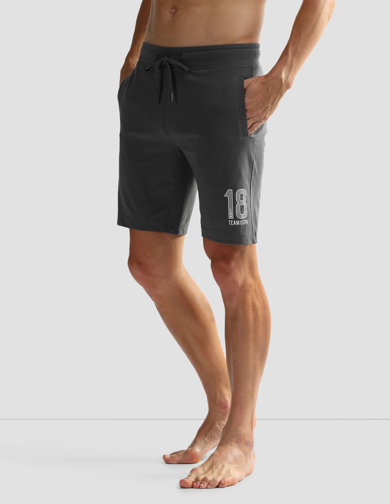 Solid Logo IYAQ Knit Shorts - Pack Of 1 Castlerock - U.S. POLO ASSN. | Large