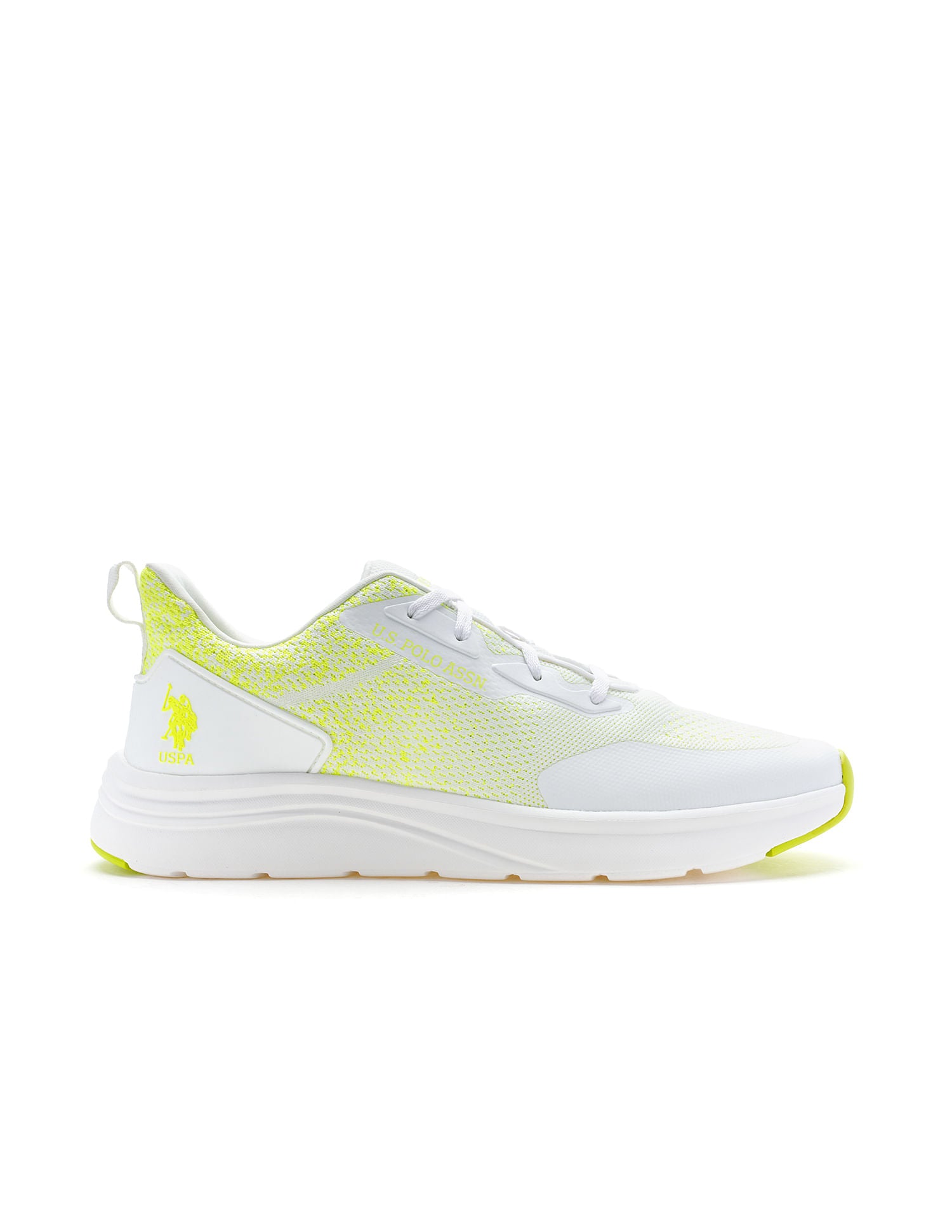 Men Peyton 3.0 Off White Uspa Sport  Sneakers White and Yellow - U.S. Polo Assn. India | Large