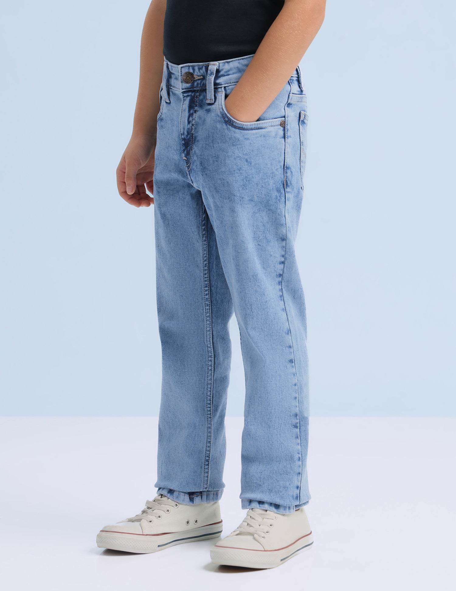 Harold Slim Straight Blue Jeans Light Indigo - U.S. Polo Assn. India | Large
