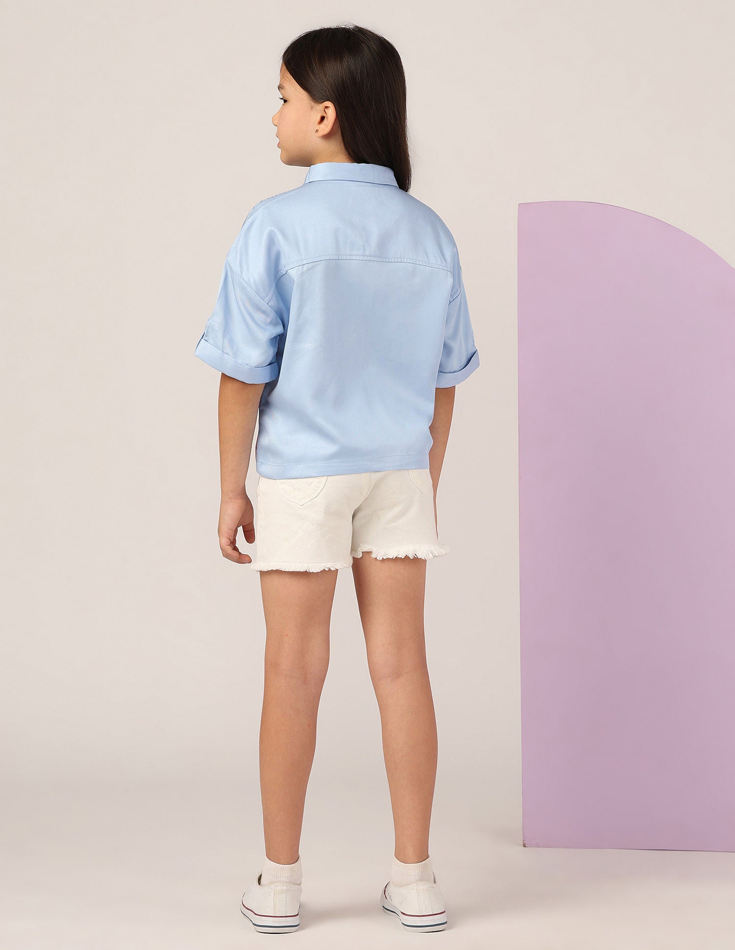 Girls Solid Top Light Blue - U.S. POLO ASSN. | Large